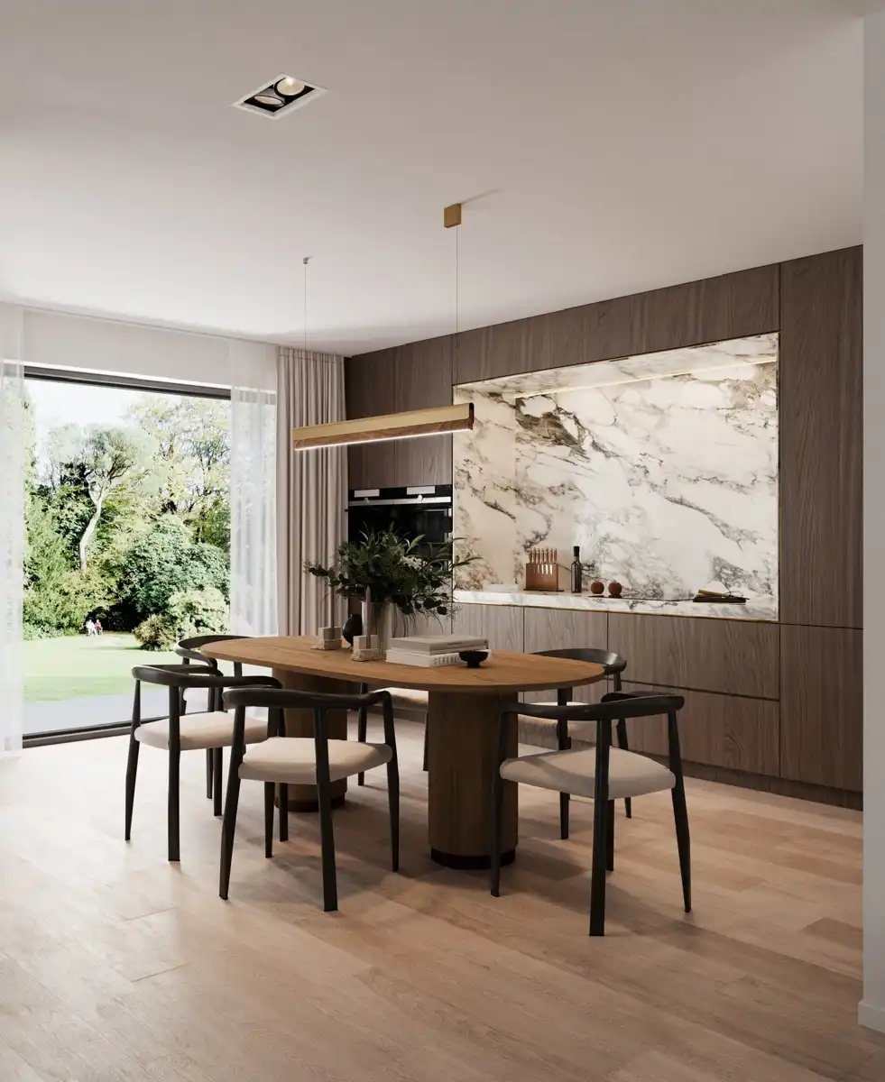 Halfopen nieuwbouwwoning met vrij zicht  foto 5