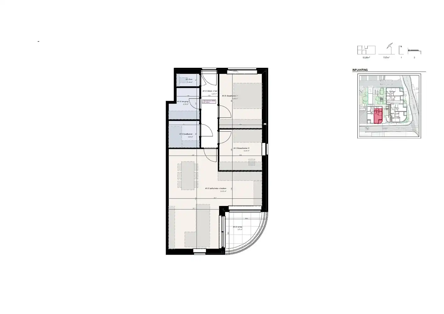 Appartement met 2 slaapkamers foto 3