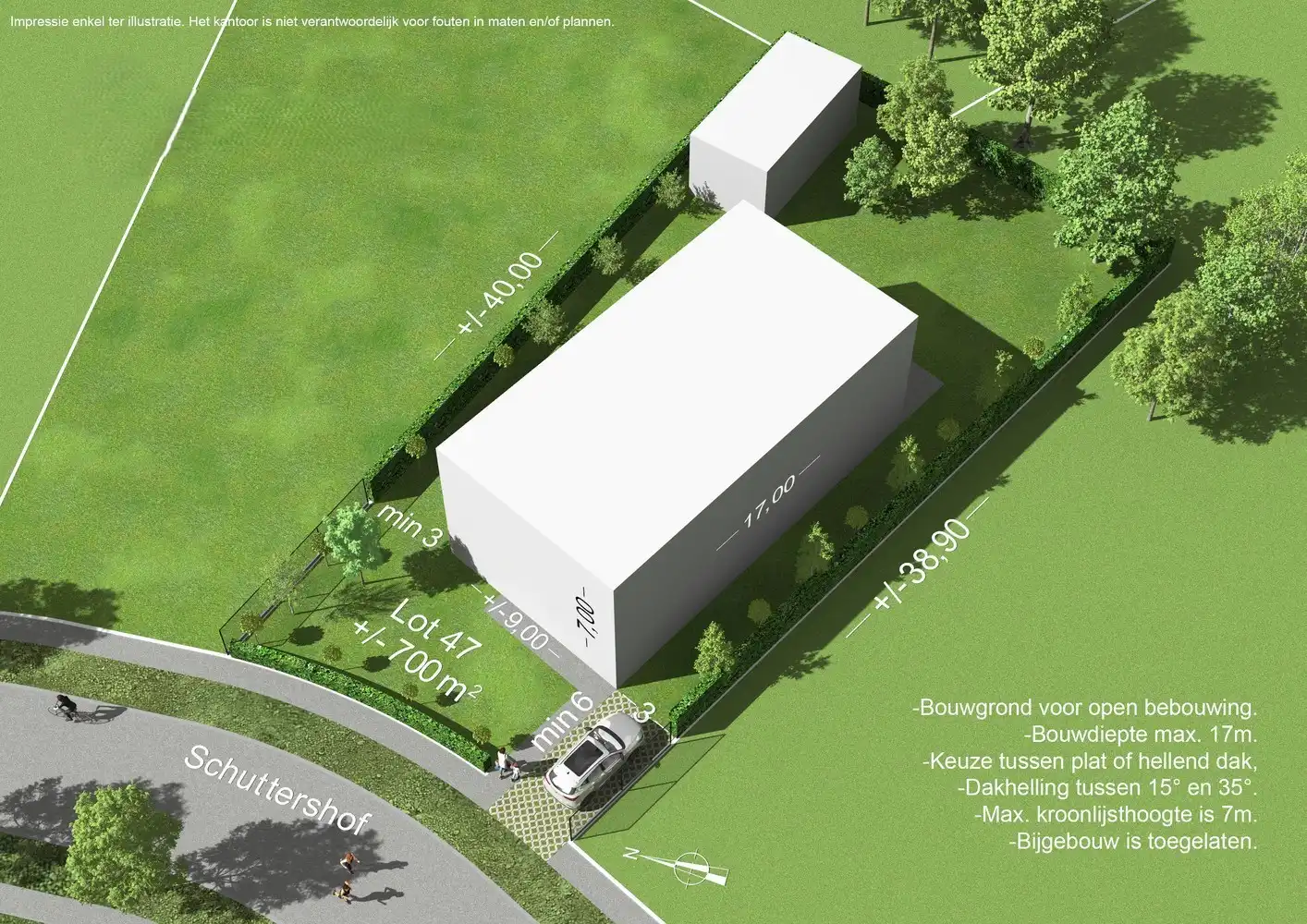 Bouwgrond open bebouwing op perceel van 699 m² te Berlaar foto 2