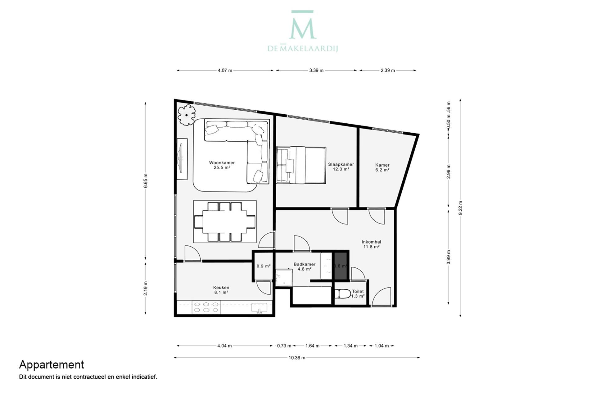 Appartement met 2 slaapkamers foto 11