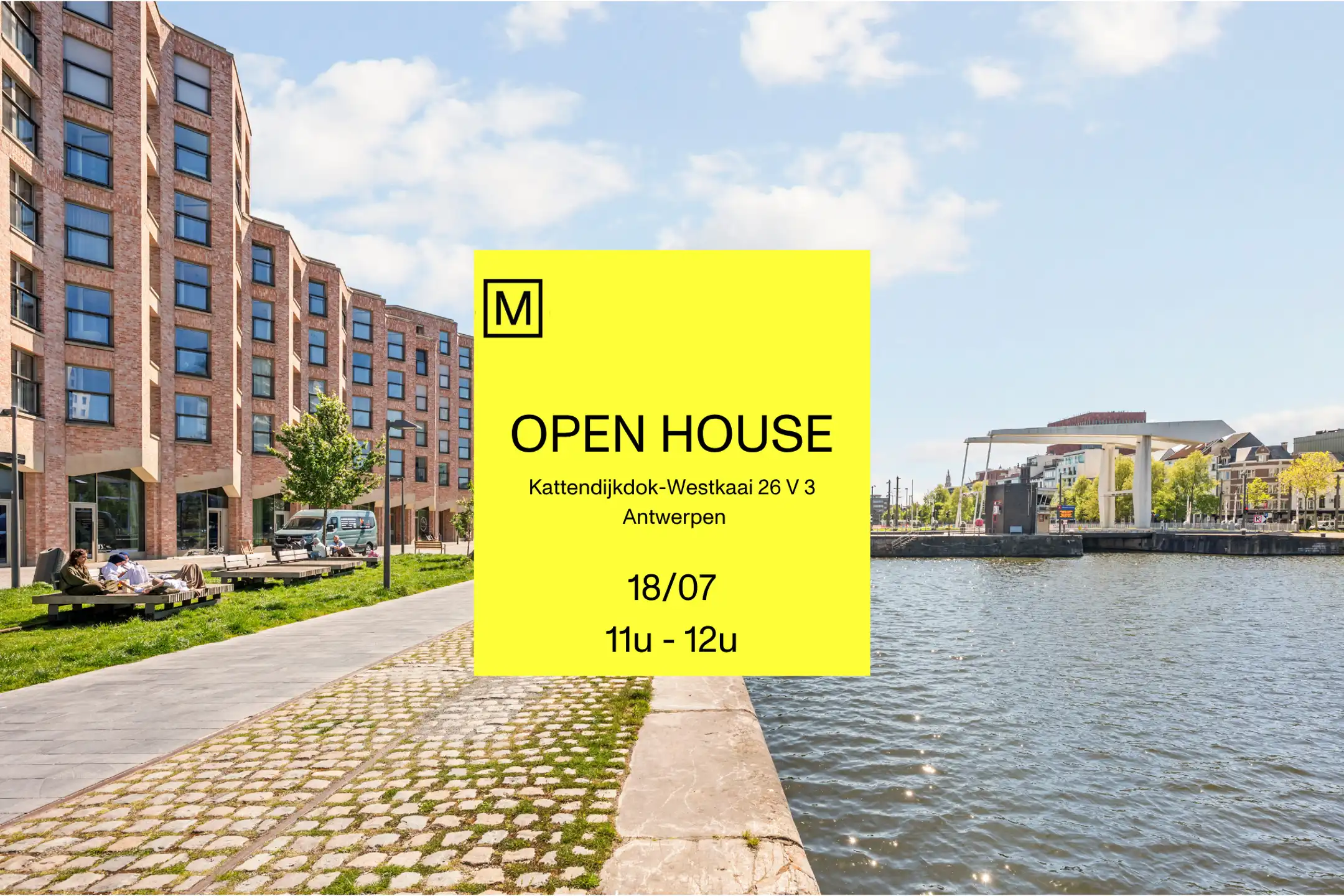 OPEN HOUSE 18/7 - Appartement met zicht op water foto {{pictureIndex}}