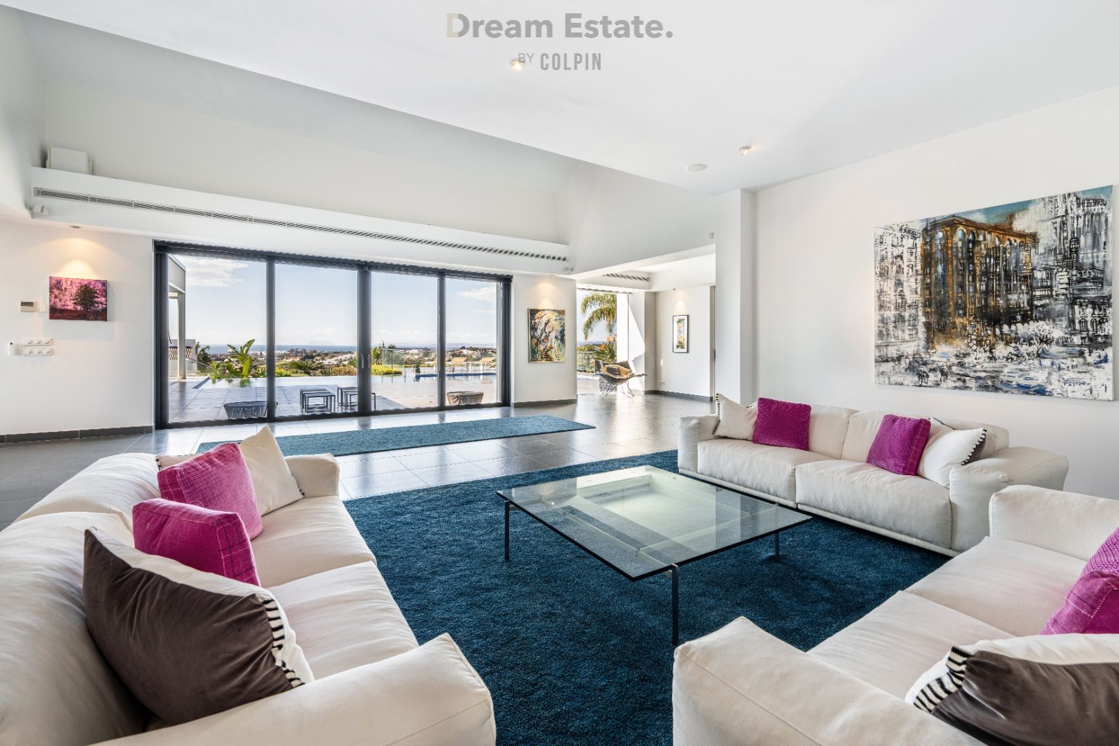 Prachtige villa met panoramisch uitzicht op zee te Los Flamingos Golf Resort, Benahavis. foto 4