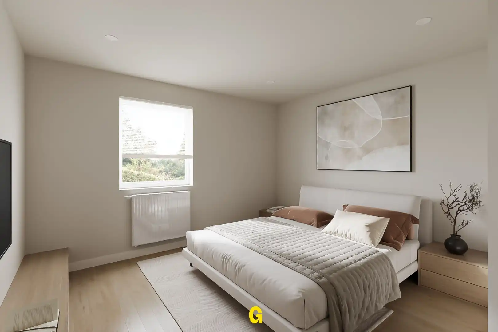 Degelijk (rolstoelvriendelijk) gelijkvoersappartement met terras uitgevend op de tuin, afsluitbare garage en berging foto 20