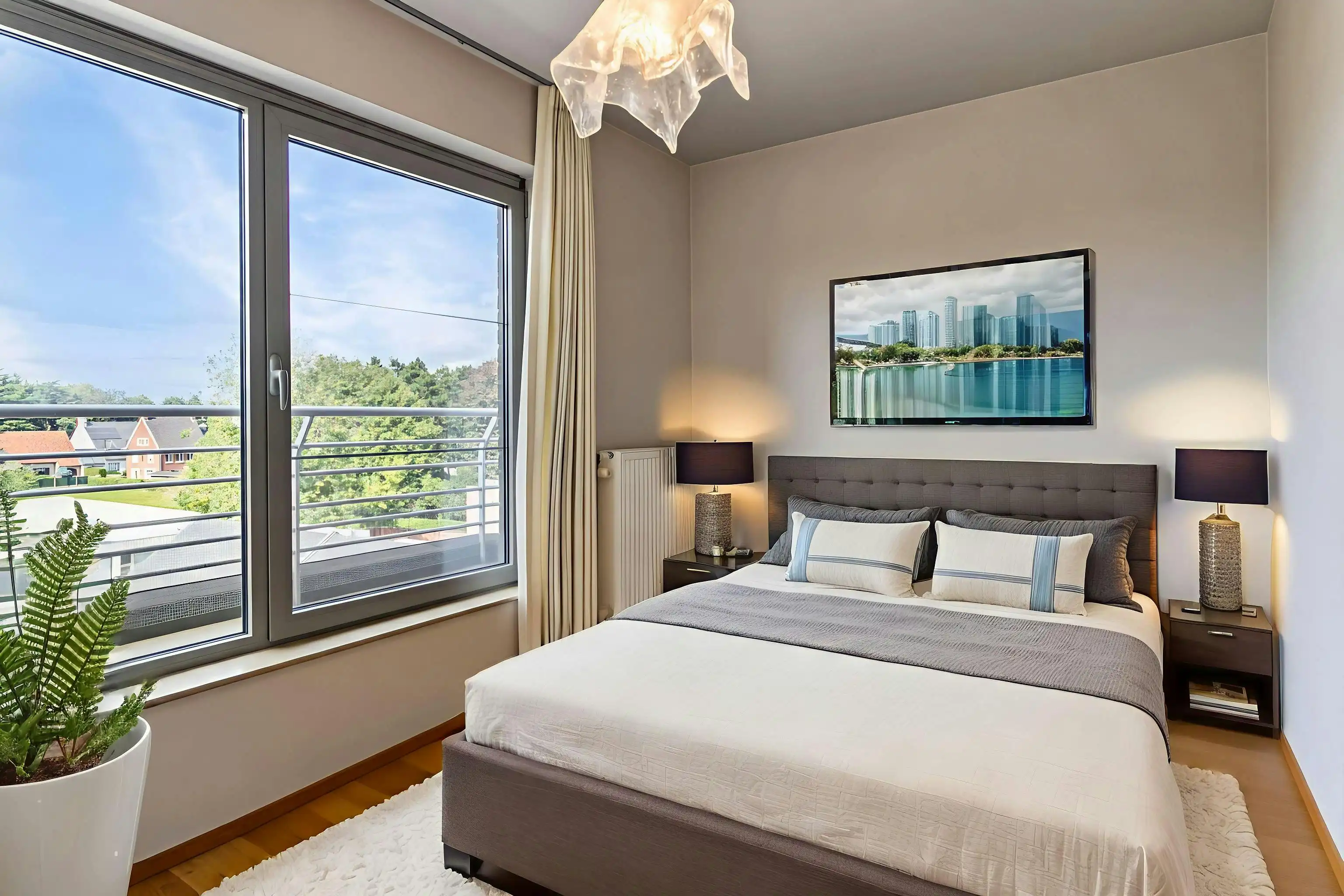 Magnifiek penthouse met panoramisch uitzicht in Roeselare foto 17