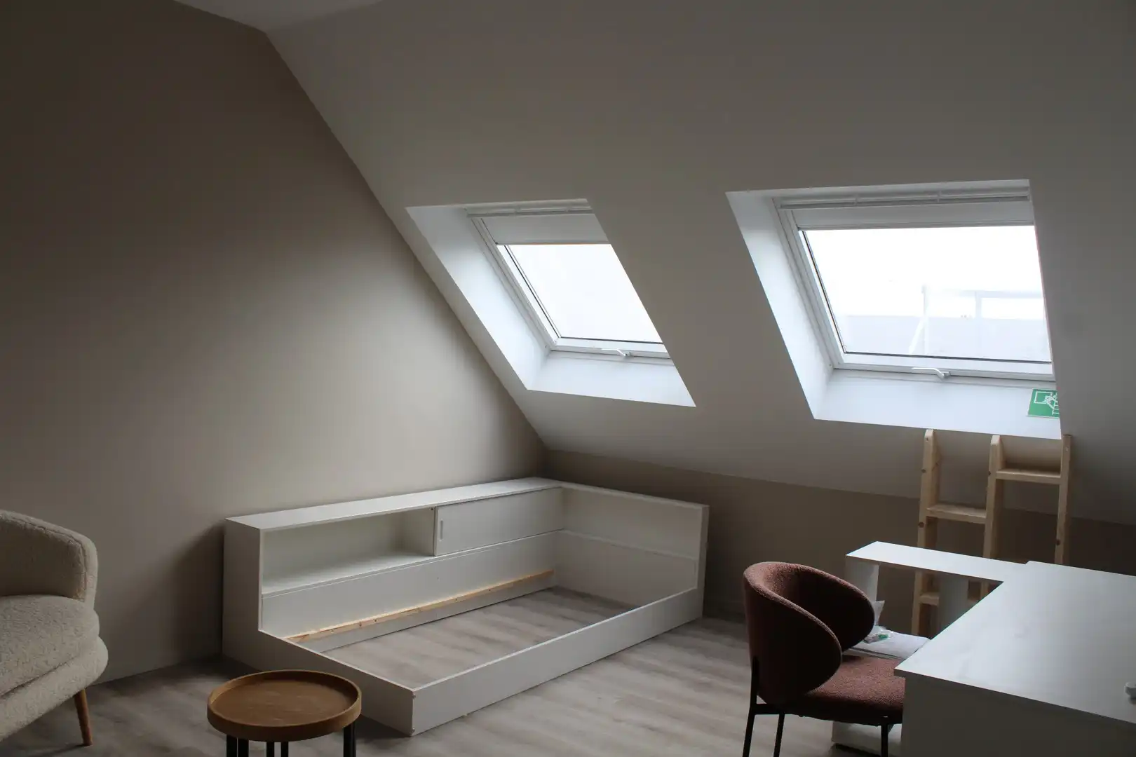 Stijlvolle studentenkamer foto 3