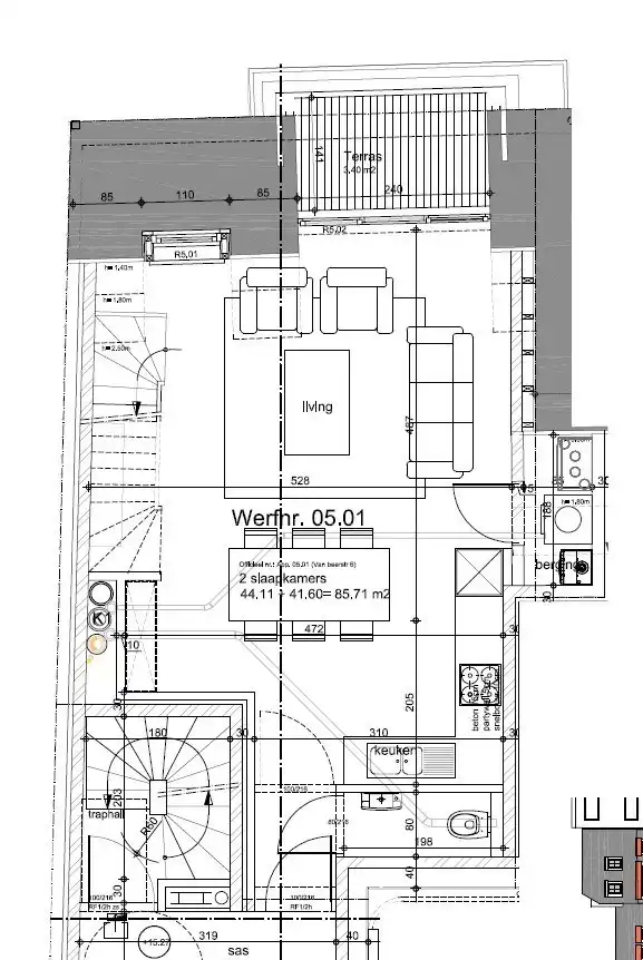 Hamptons II: nieuwbouw duplex app. met 2 slpk's en terras (05.01) foto 8