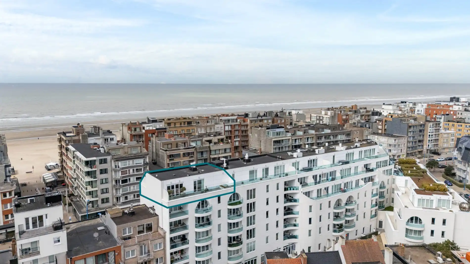 Penthouse te koop Koninklijke Baan 101 -/602 - 8670 Koksijde