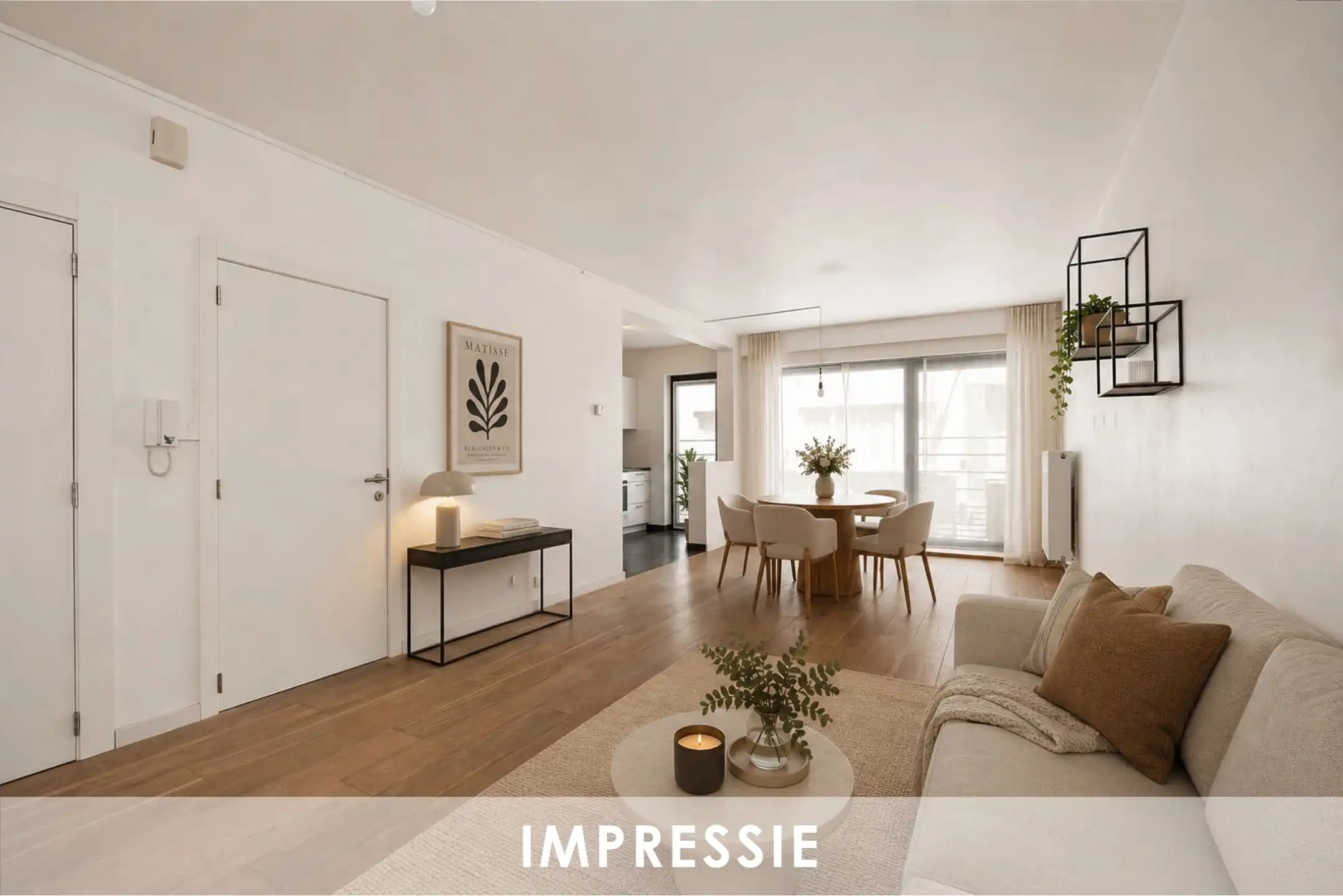 Hoofdfoto van de publicatie: Gerenoveerd 1-slpkappartement met terras in hartje Beveren