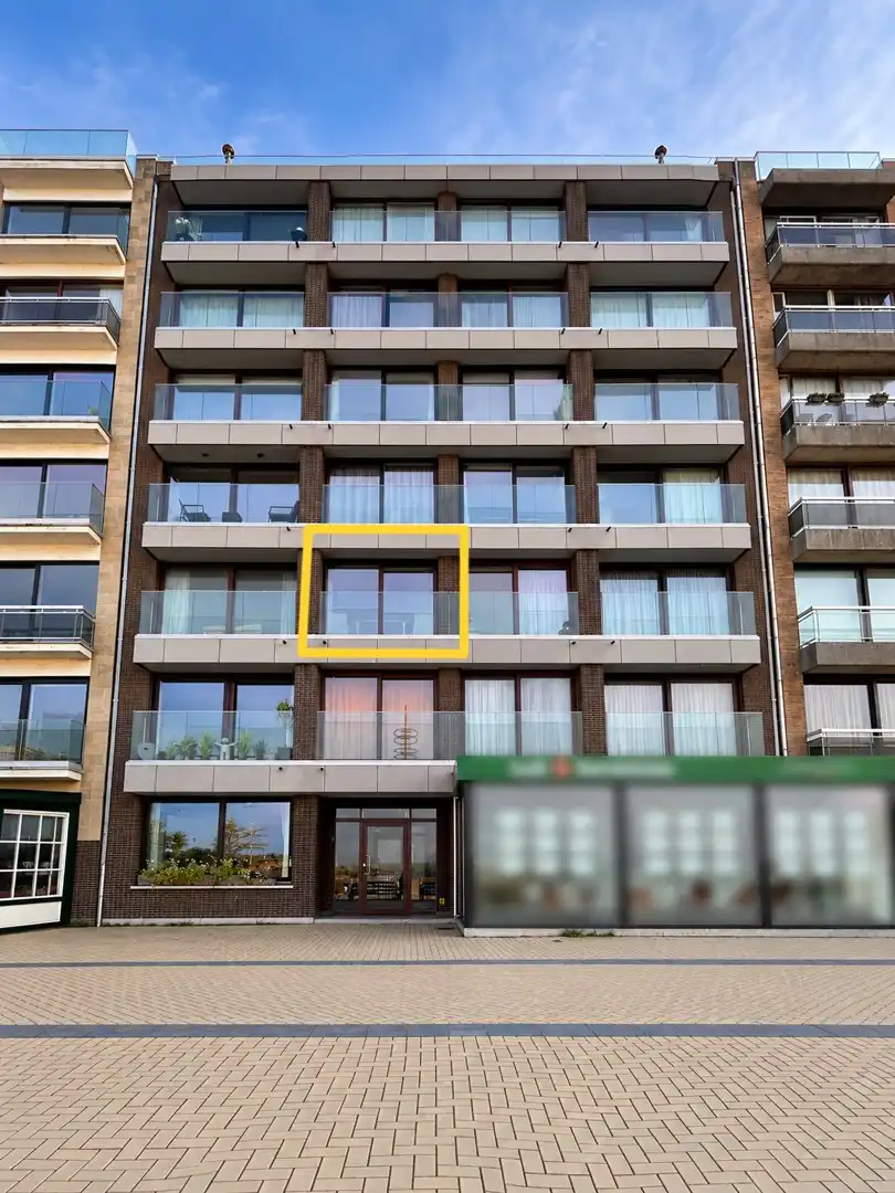 Charmante studio met frontaal zeezicht op de Zeedijk van Zeebrugge foto 2