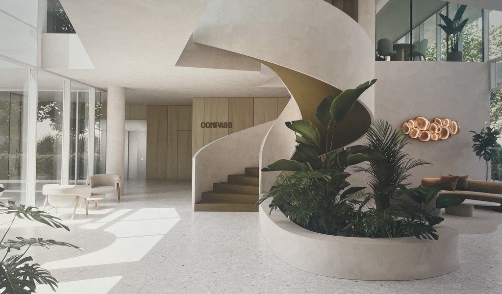 Hoogwaardige kantoren te huur op topfloor in Compass Antwerpen foto 2