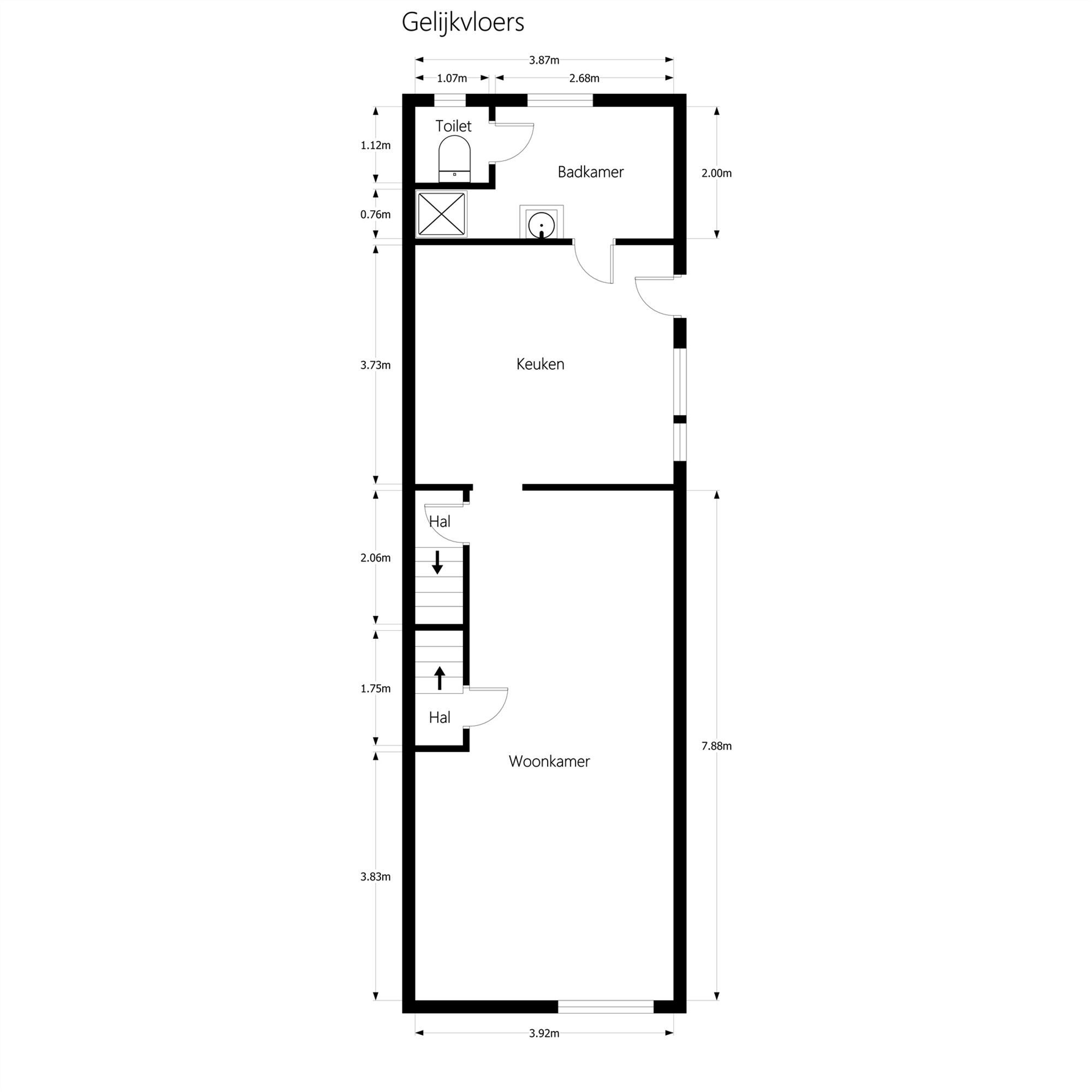 TE RENOVEREN WONING MET 2 SLAAPKAMERS OP EEN PERCEEL VAN 3A47CA TE HAM foto 23