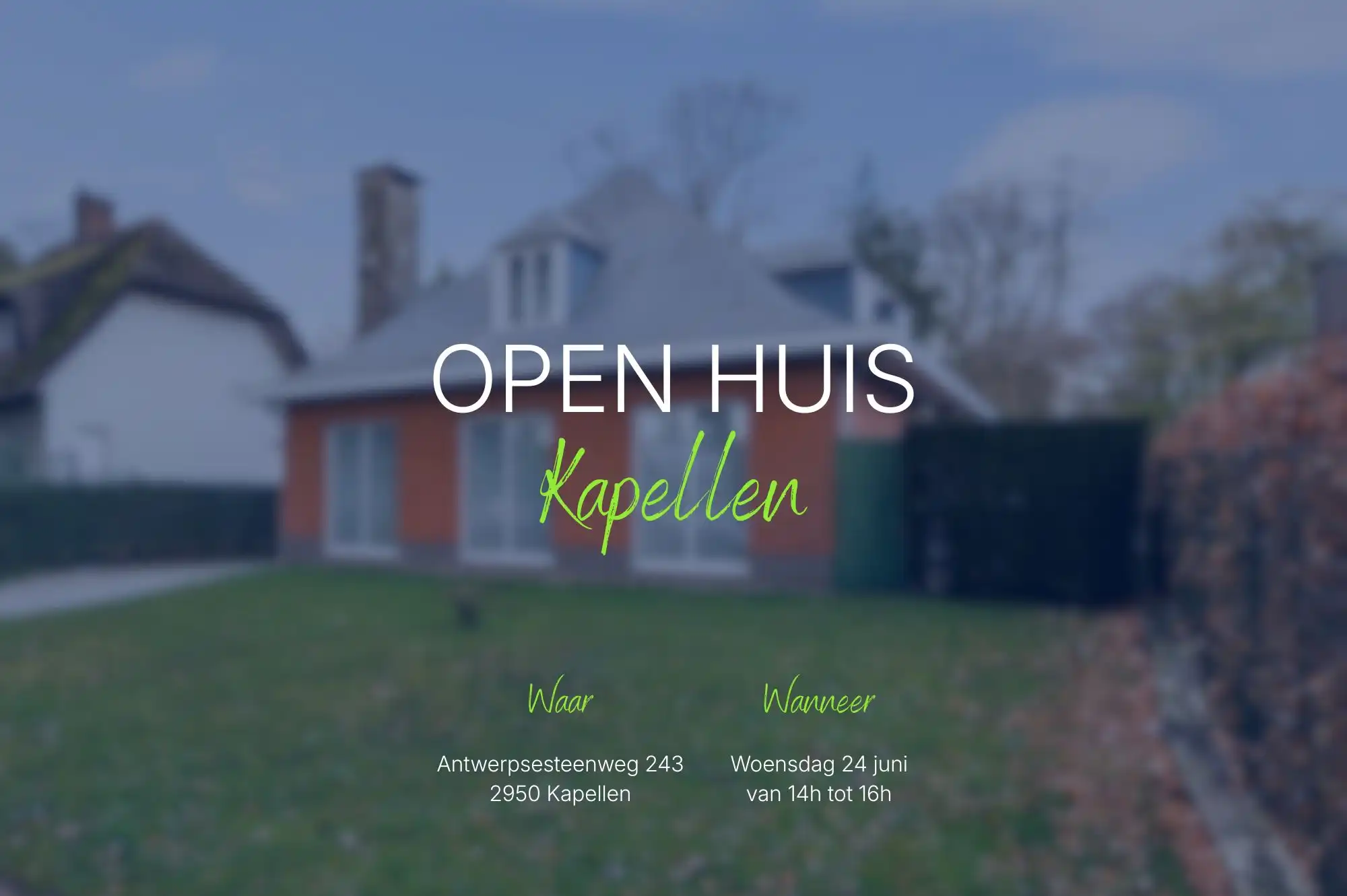 Hoofdfoto van de publicatie: Landhuis met 5 slaapkamers op toplocatie in Kapellen !
