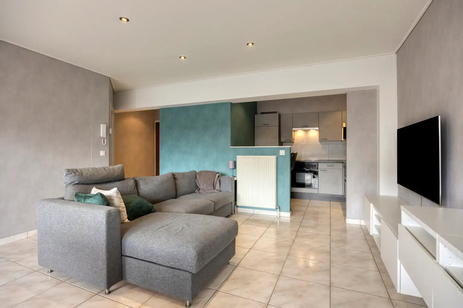 1 kamer appartement in centrum Asse met ruime garagebox foto 3