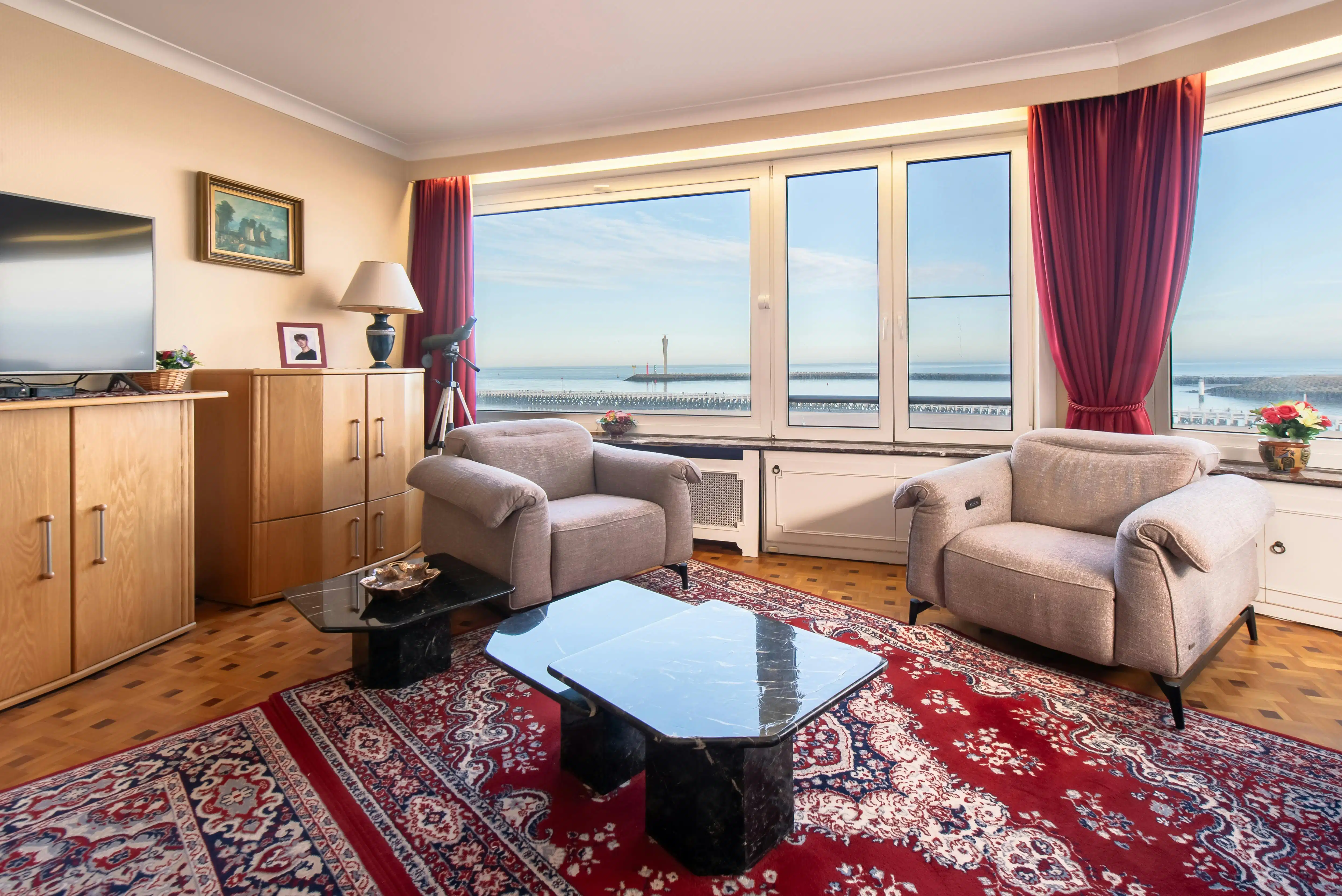 Ruim appartement met magnifiek zicht op zee en de vaargeul foto 6