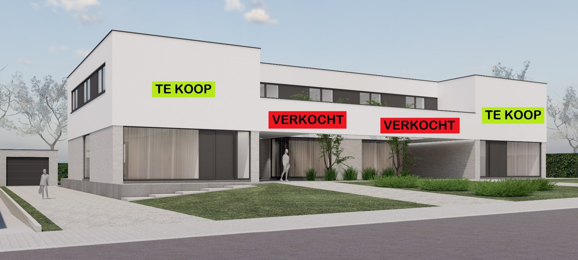 MODERN NIEUWBOUWPROJECT IN HARTJE TIELT | TOPLOCATIE foto {{pictureIndex}}