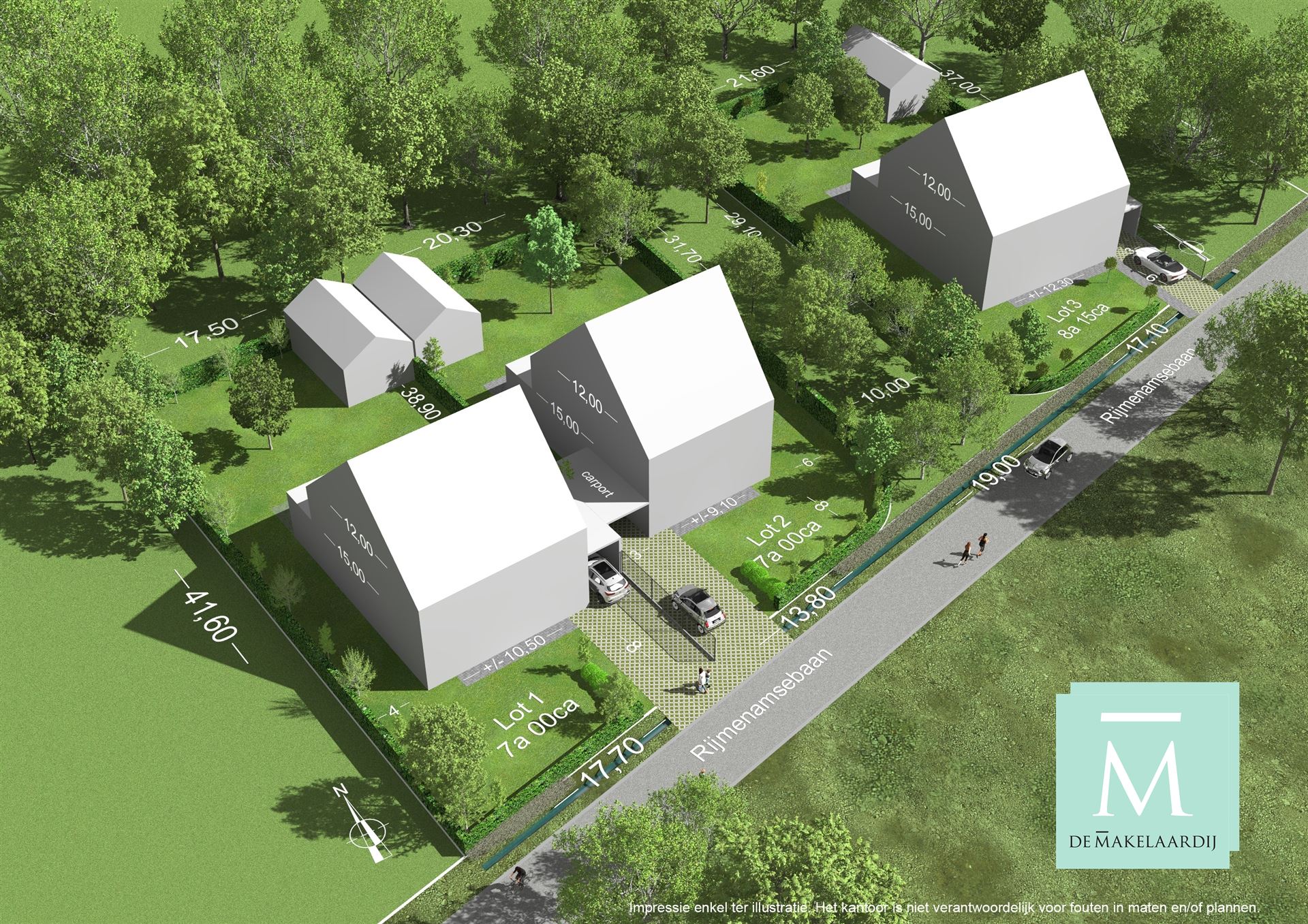 Prachtige bouwgrond van 7 are voor open bebouwing te Keerbergen foto 2