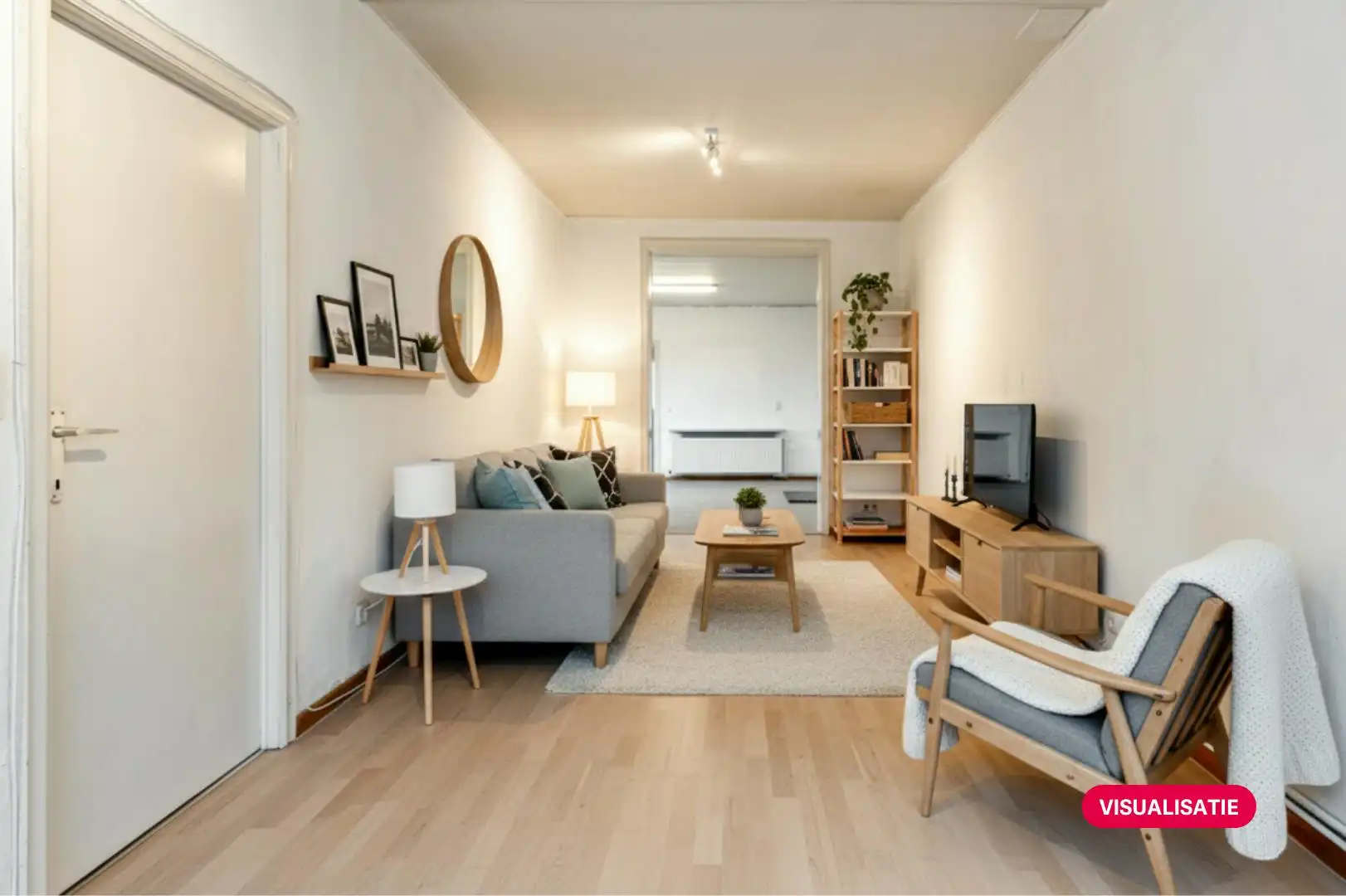 Halfopen huis met 2 kamers en garage te koop in Anzegem foto 3