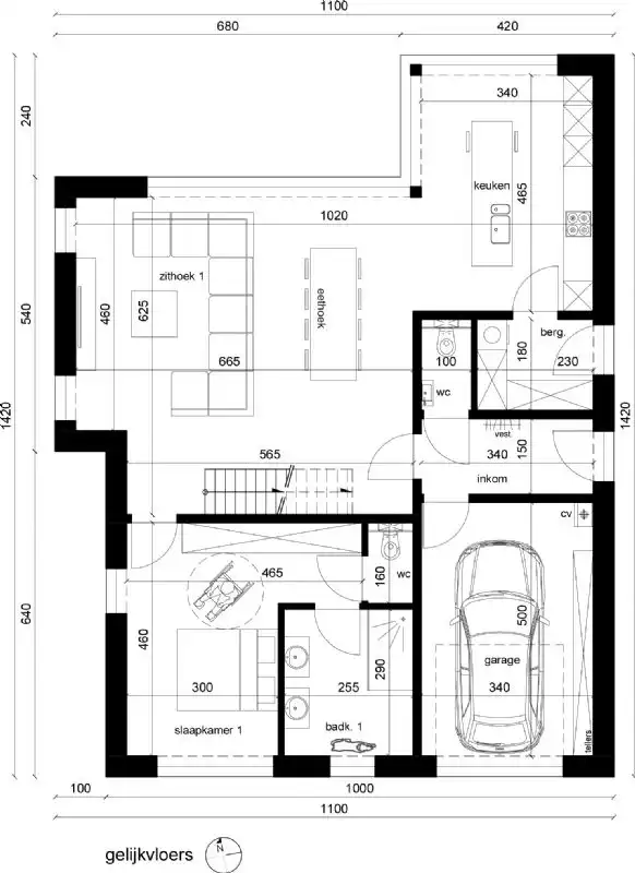 Nieuw te bouwen alleenstaande woning te Horebeke. foto 3