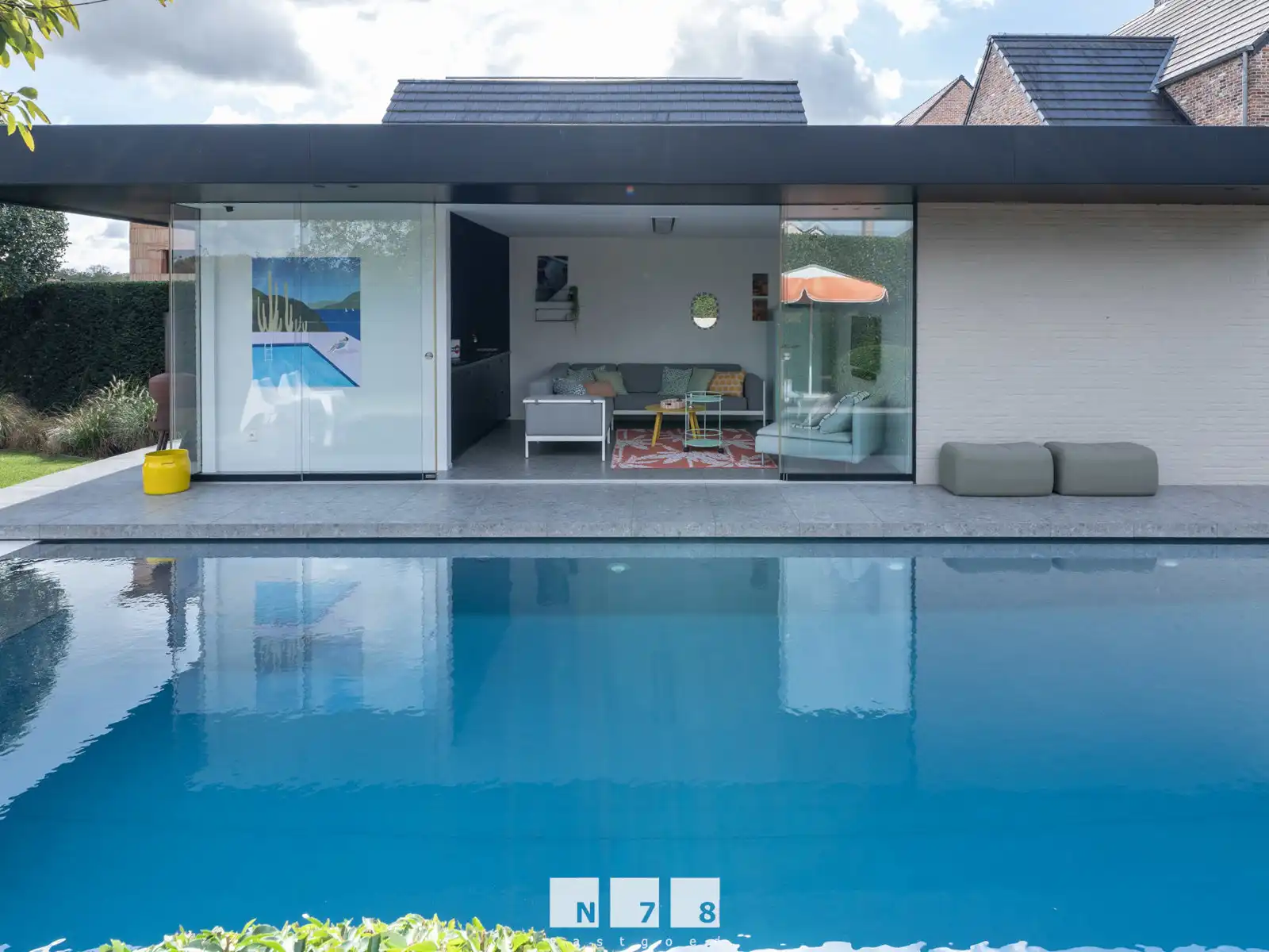 STIJLVOLLE VILLAWONING MET VERWARMD ZWEMBAD & POOLHOUSE OP 9A85CA IN ROTEM. foto 28