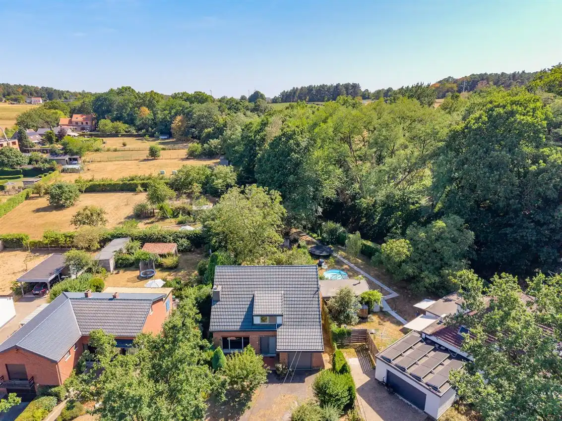 Vrijstaande woning, 3 slpks, EPC D, uitzonderlijk groene ligging foto 37