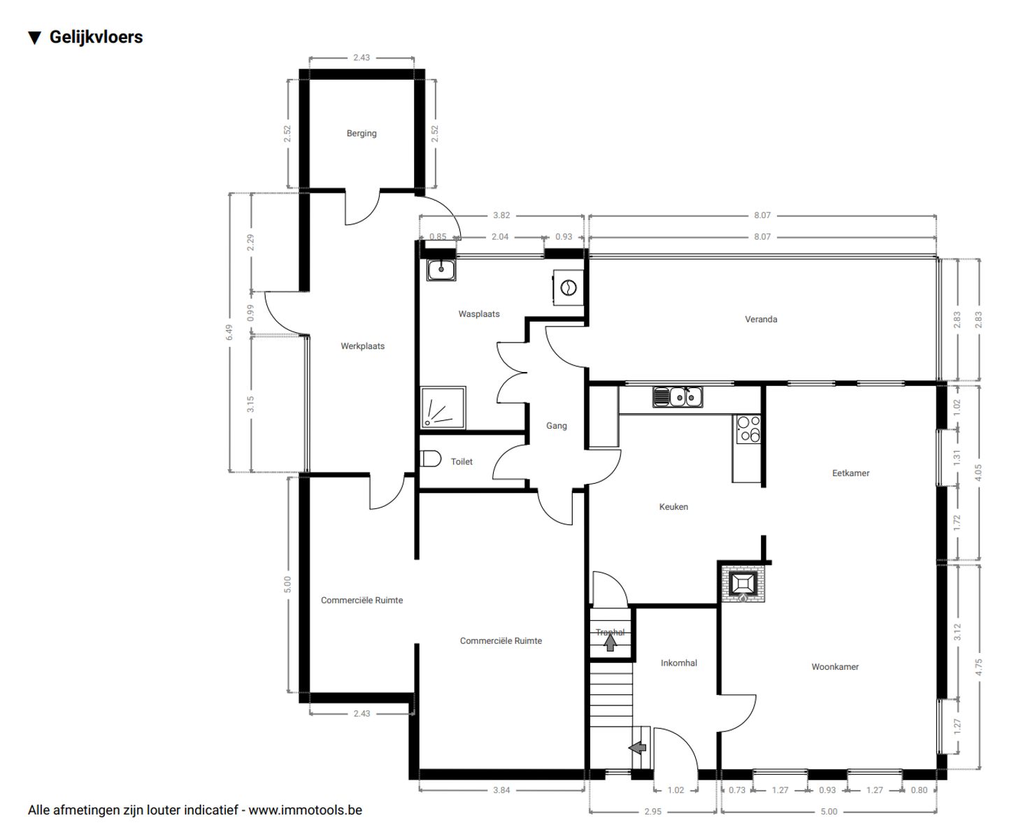 Veelzijdige woning met commerciële ruimtes.  foto 32