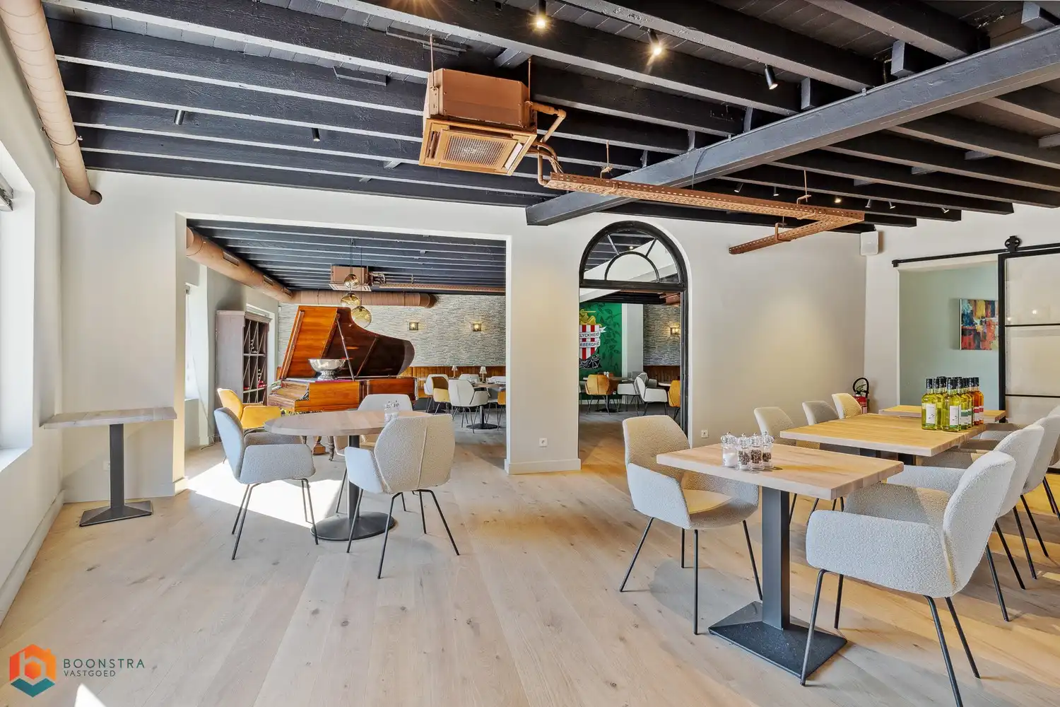 Grondig gerenoveerd handelsgelijkvloers met woonst en ruime parking foto 3