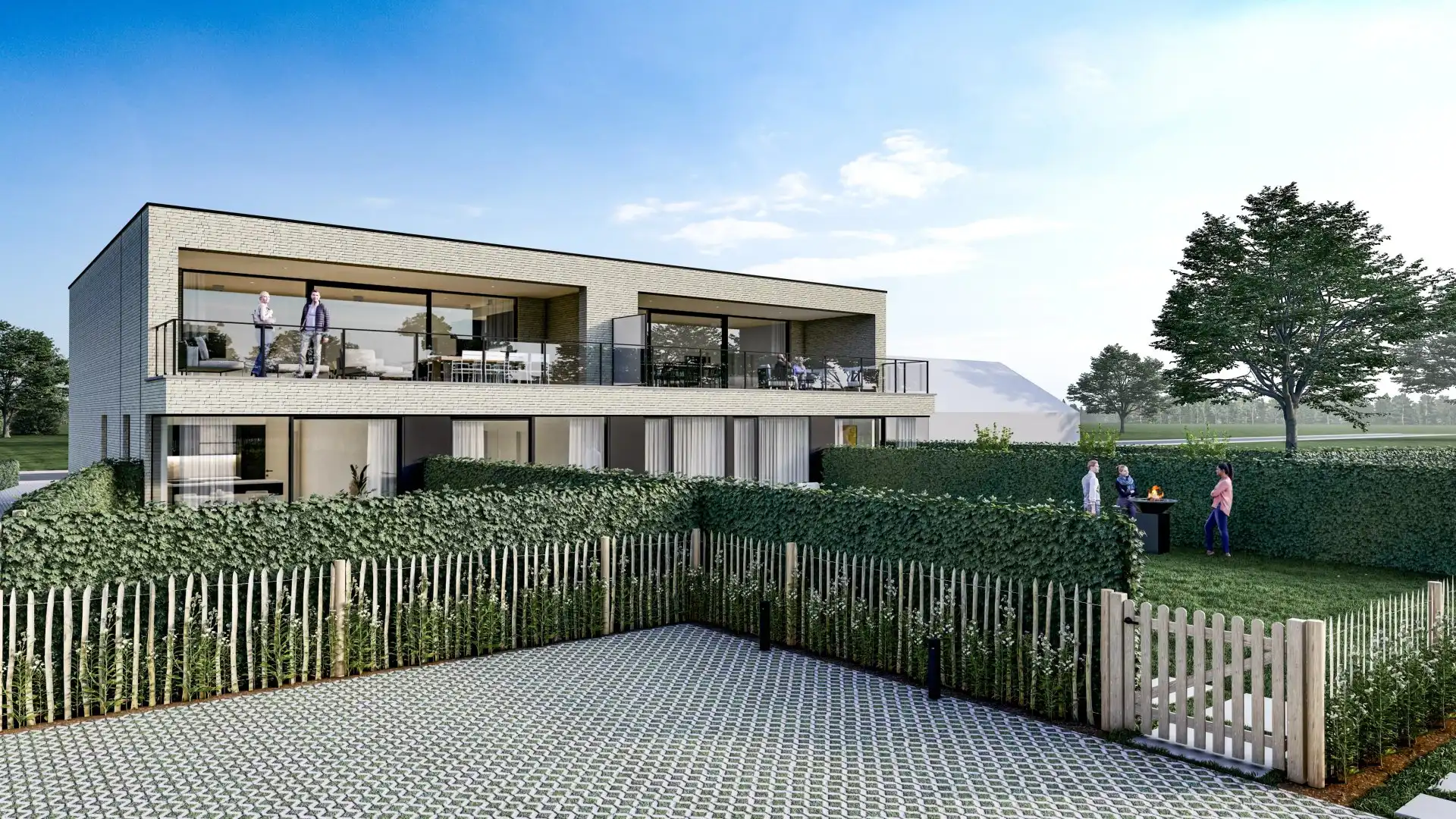 1.1 EXCLUSIEF  NIEUWBOUWAPPARTEMENT MET 2 SLPK’S EN RUIM TERRAS IN LINKHOUT foto 5
