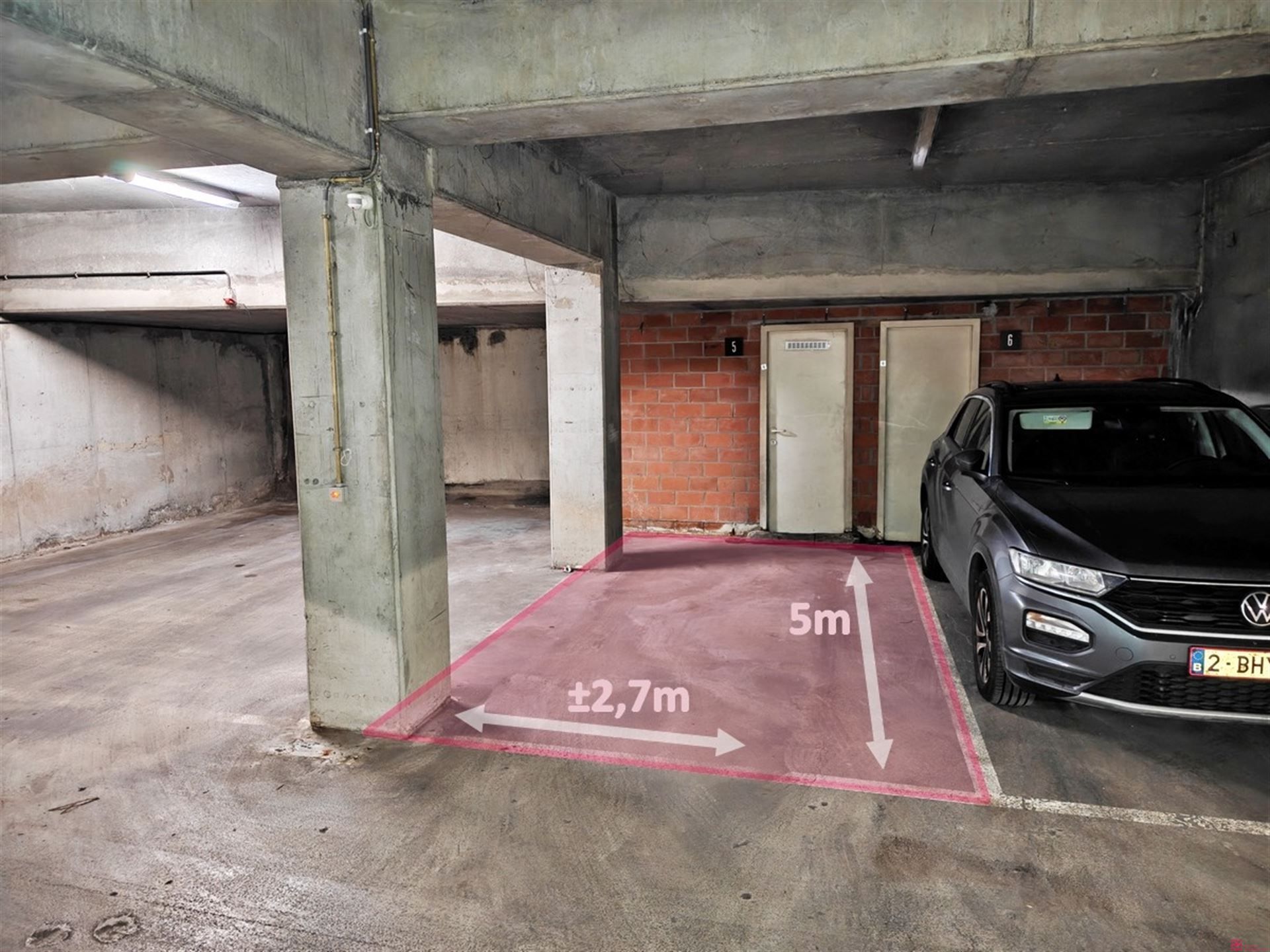 Ondergrondse parking centrum Kortrijk foto 2