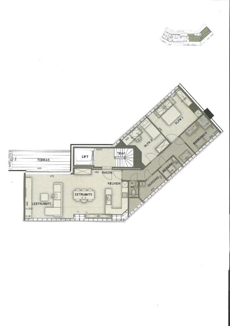 NIEUWBOUW DAKAPPARTEMENT MET 2 SLAAPKAMERS, TERRAS EN STANDPLAATS (111m²) foto 6