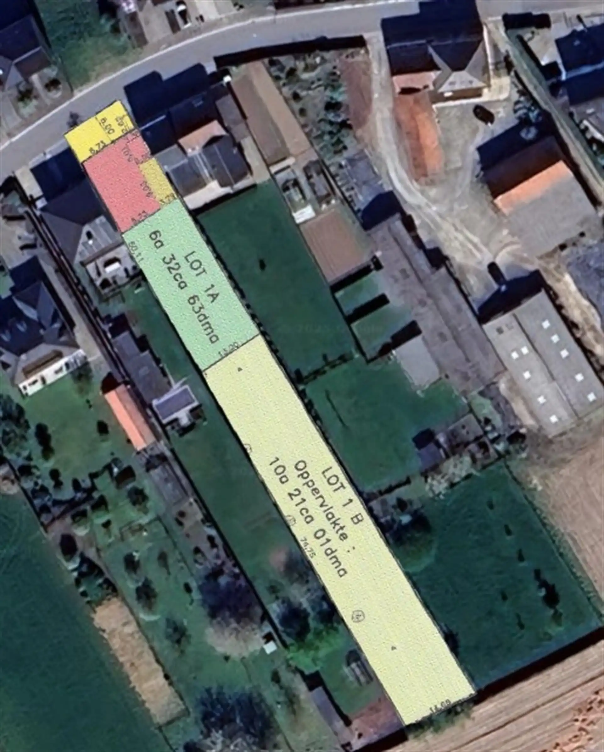 Exclusieve bouwgrond van 16a53ca voor een elegante driegevelwoning nabij Mazenzele foto 2