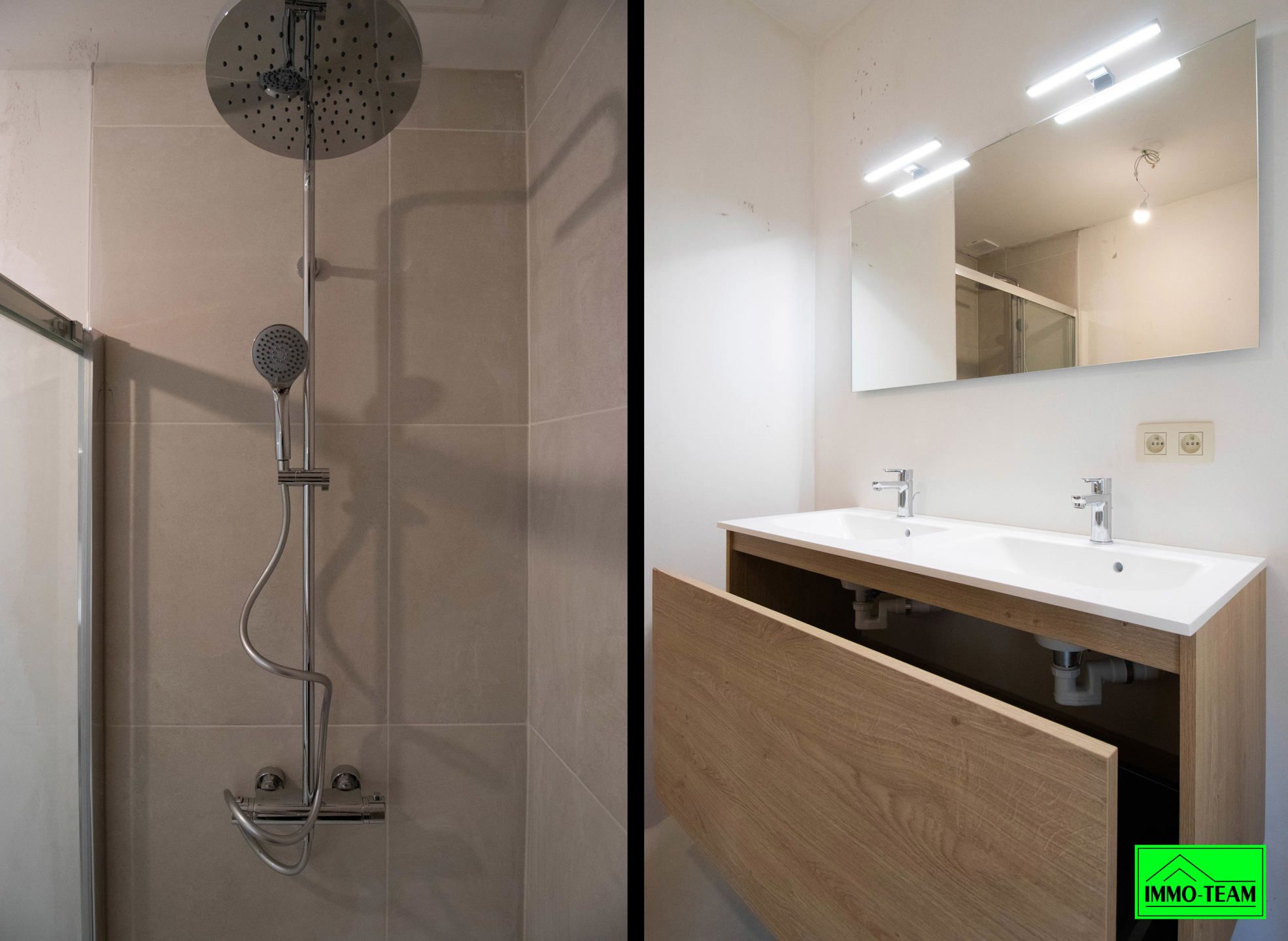 Nieuwbouw gelijkvloers appartement met terras en garage.  foto 13