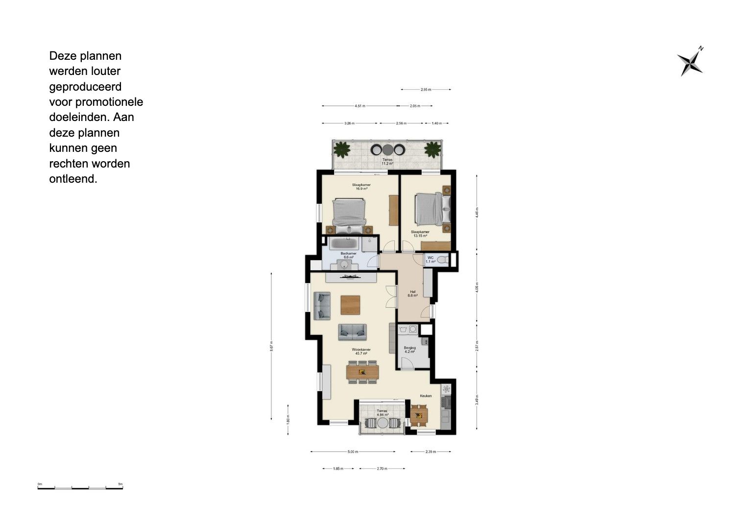 Charmant appartement met garagebox pal in het centrum! foto 14