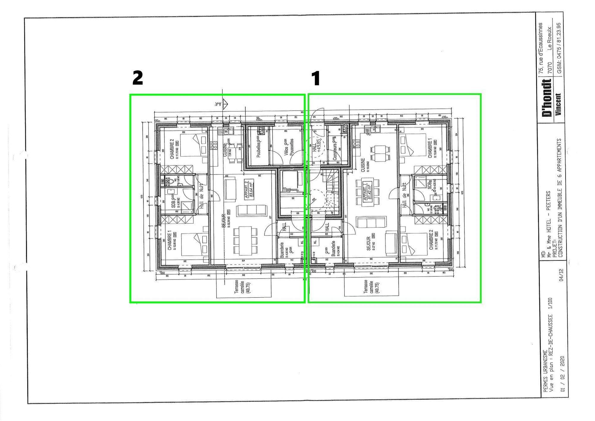 Appartement 2 Ka met terras & airconditionning | 0472 80 03 03 foto 3