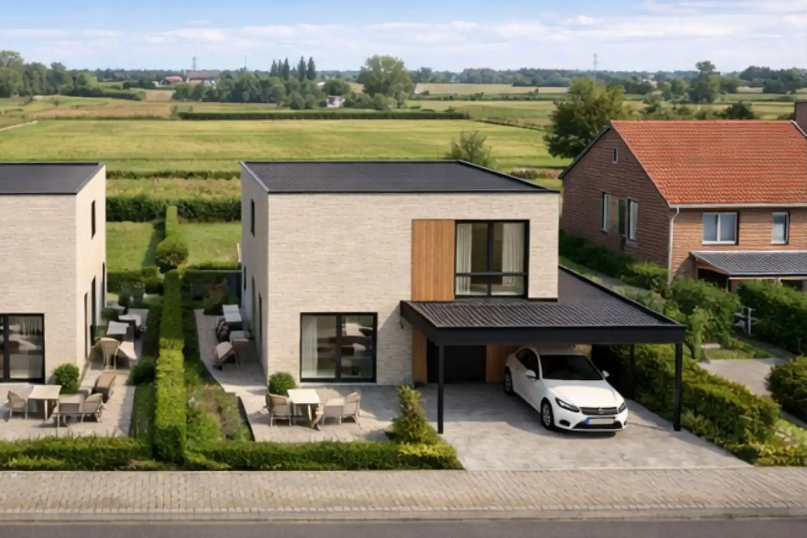 Projectgrond voor woonst/vrije beroepen/kantoor in Menen foto {{pictureIndex}}