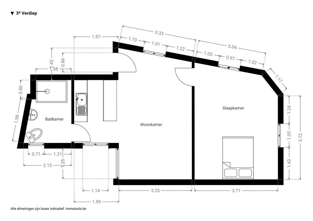 Tof startersappartement in Oud-Berchem foto 10
