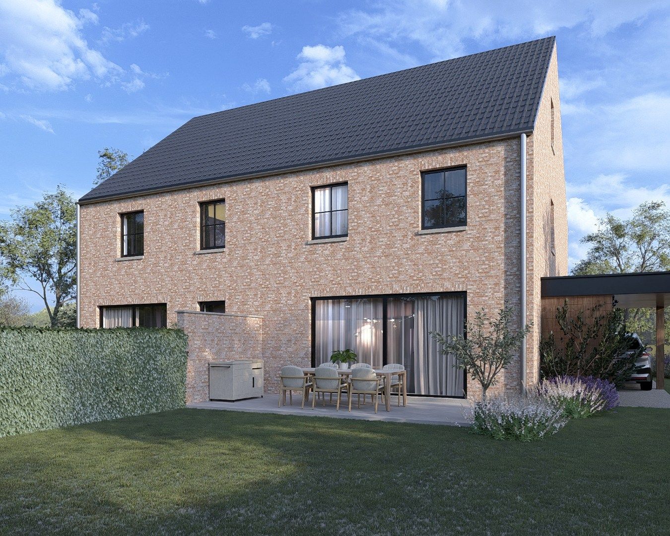 Halfvrijstaande nieuwbouwwoning op een perceel van 3a43ca op een rustige locatie te Neeroeteren!  foto 5