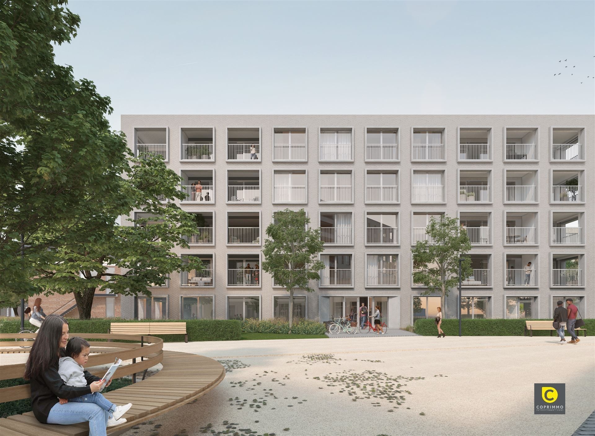 Stadsterras Mortsel:nieuwbouw appartement foto 4