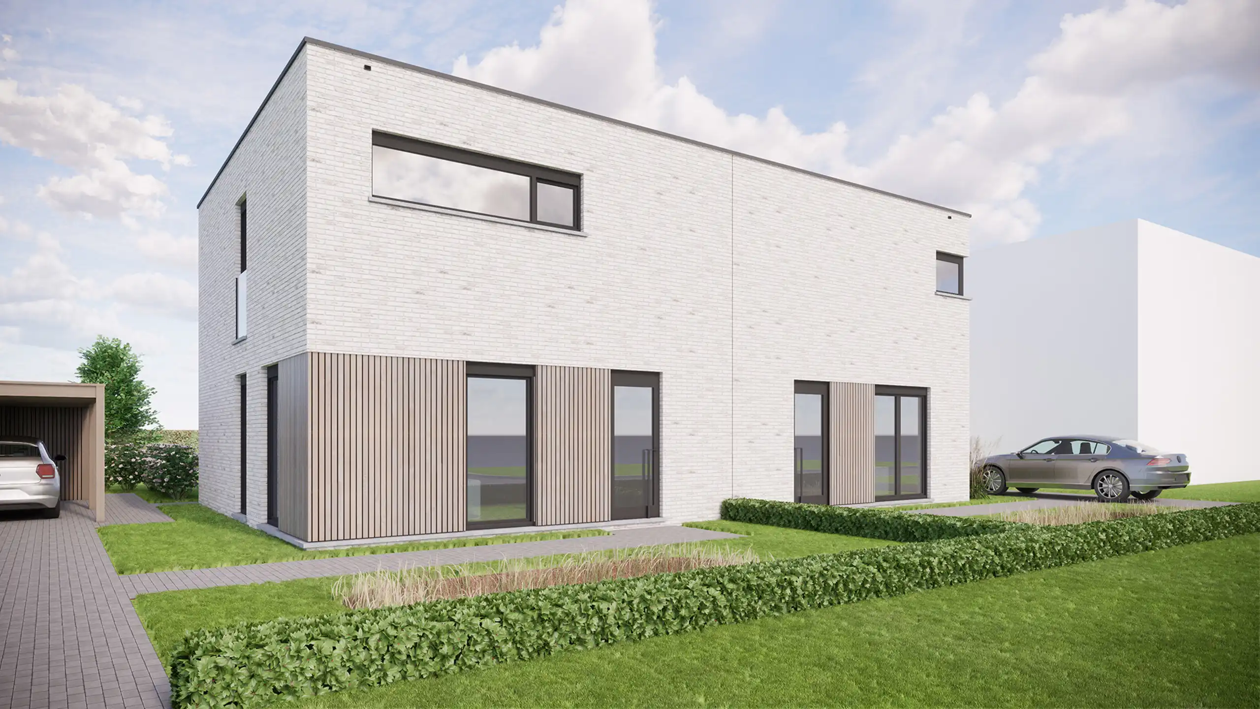 Vijf halfopen energieneutrale ééngezinswoningen in Wijchmaal foto 7