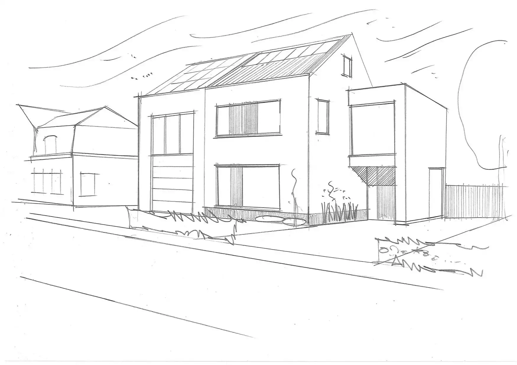 Halfopen woning met zicht op Schipdonkkanaal en velden foto 21