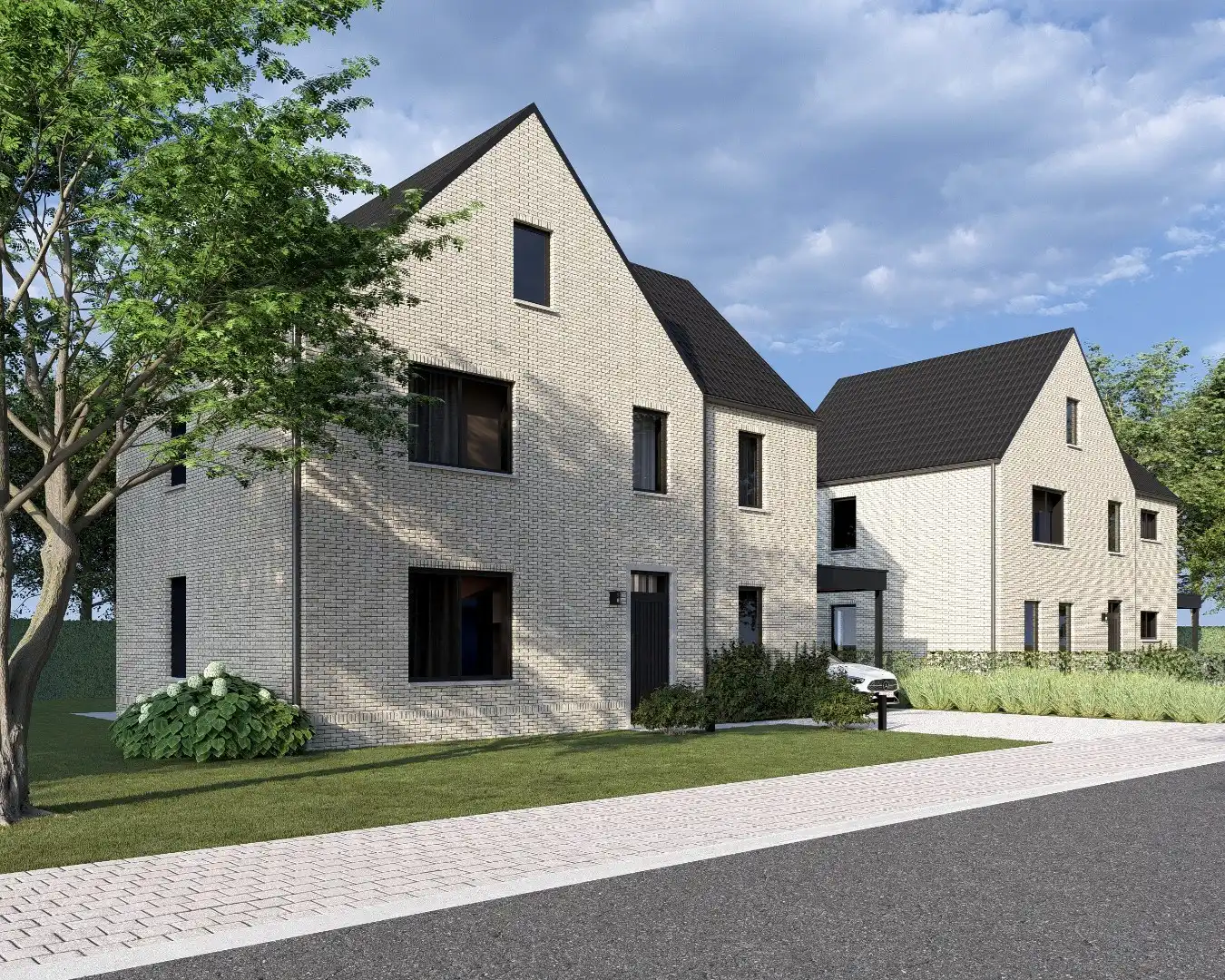 Vrijstaande Bijna Energie Neutrale nieuwbouwwoning op een perceel van 6a22ca op een rustige locatie te Voorshoven, Neeroeteren!  foto 2