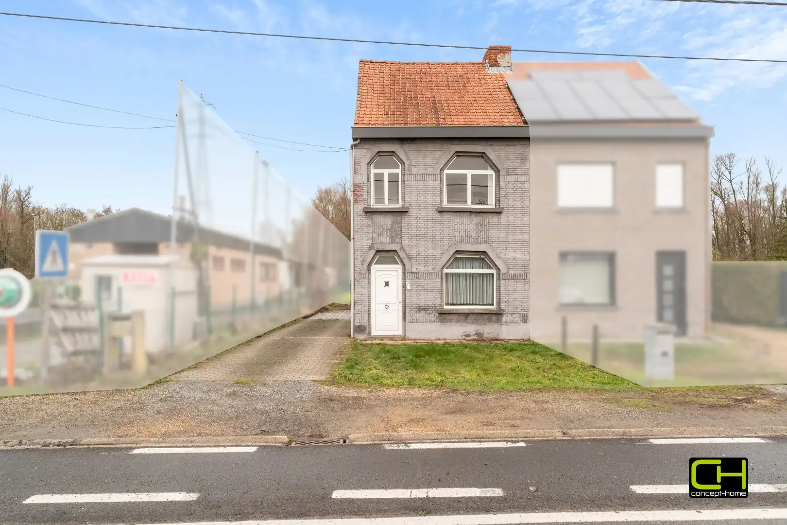 Halfopen bebouwing met tuin te koop in Vinderhoute foto 2