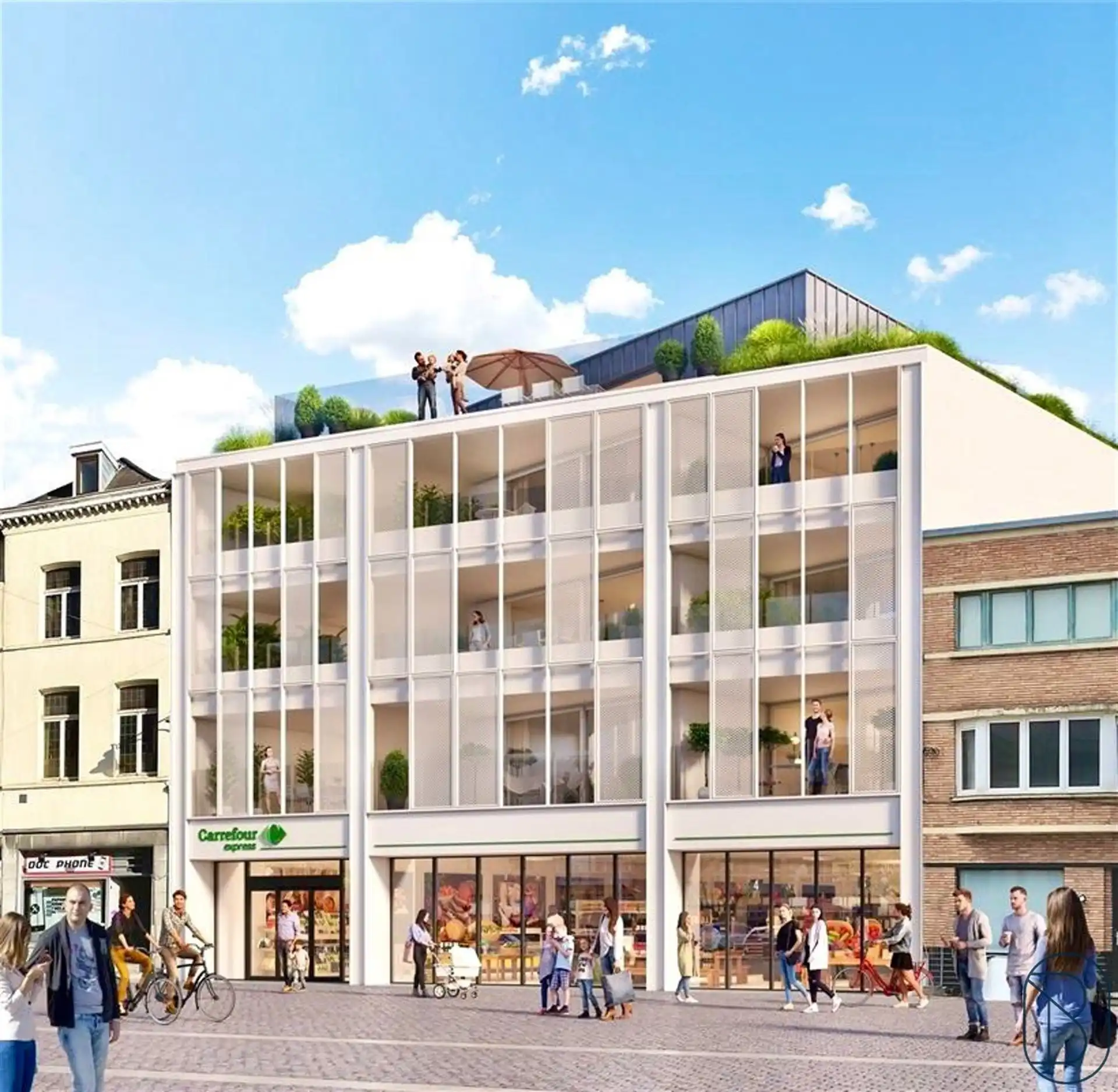 Luxe-app. met zuidgerichte terrassen, pal in het centrum! foto 16