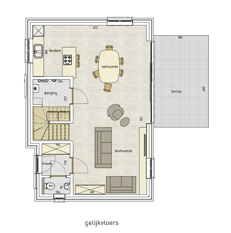 Afgewerkte open bebouwing met 5 slaapkamers, tuin, terras, zolder en garage in Kerkom! - EPB A kWh/m² - bewoonbare opp. 183 m² foto 32