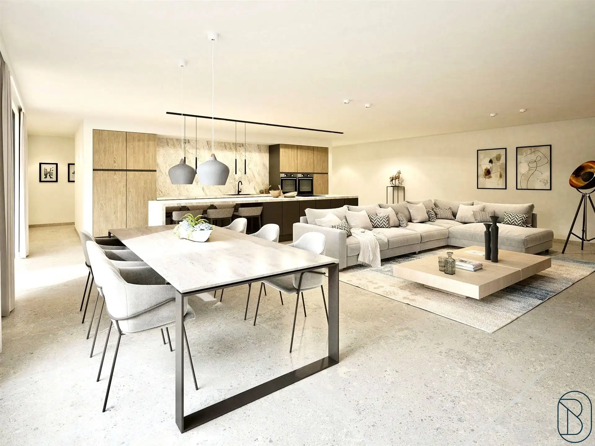 CASCO-gebouw met 12 app en terrassen, goed gelegen foto 5