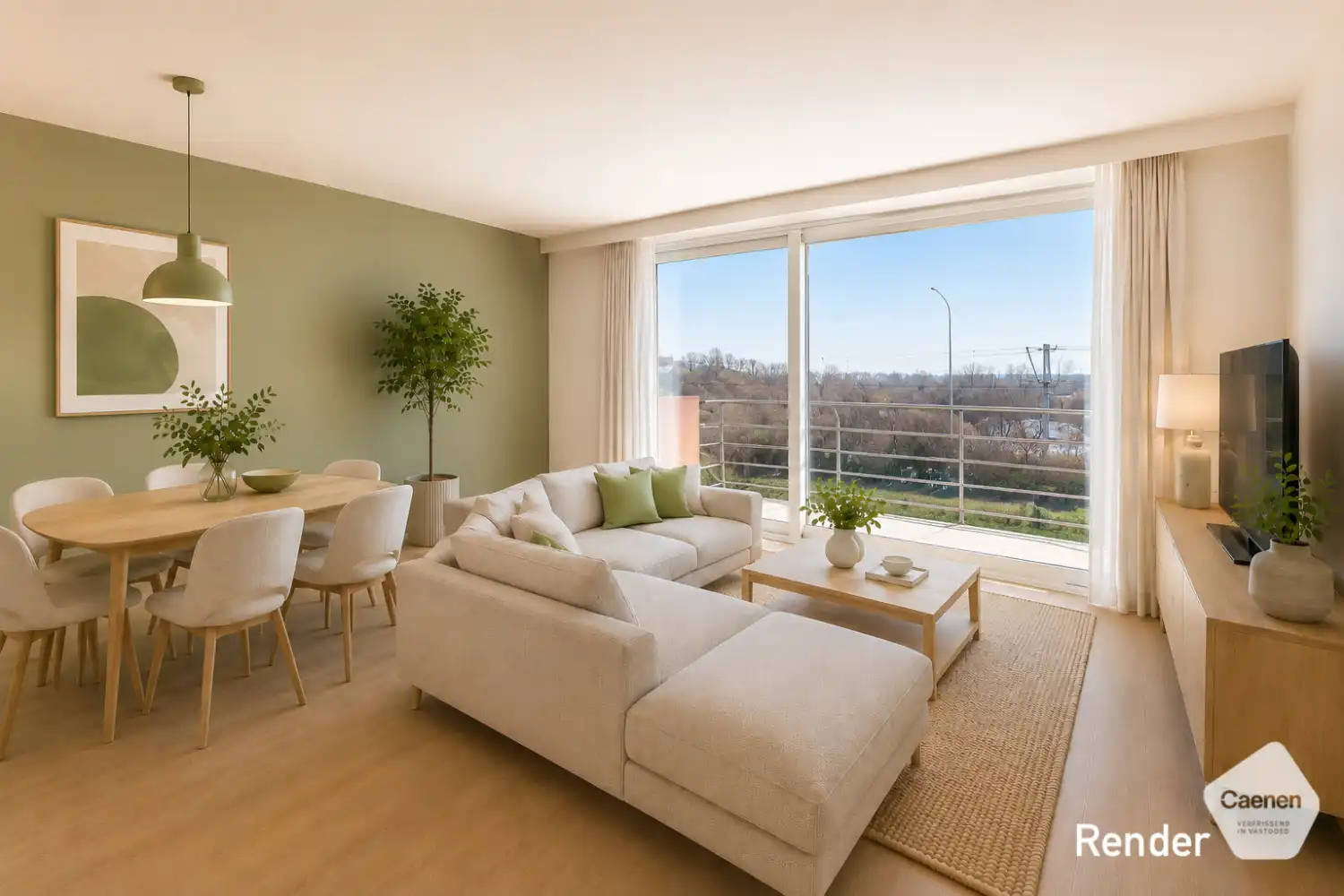 Lichtrijk 2-slaapkamer appartement met zonnig terras en open zicht foto 3