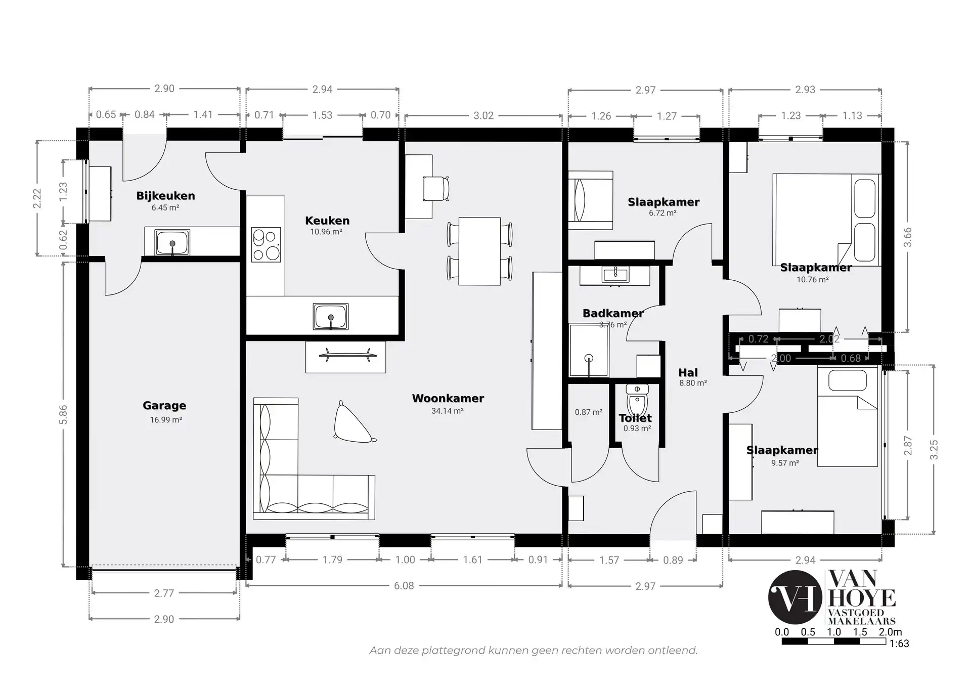 Rustig gelegen bungalow op een rustige ligging te Berlare op 885m² grond. foto 24