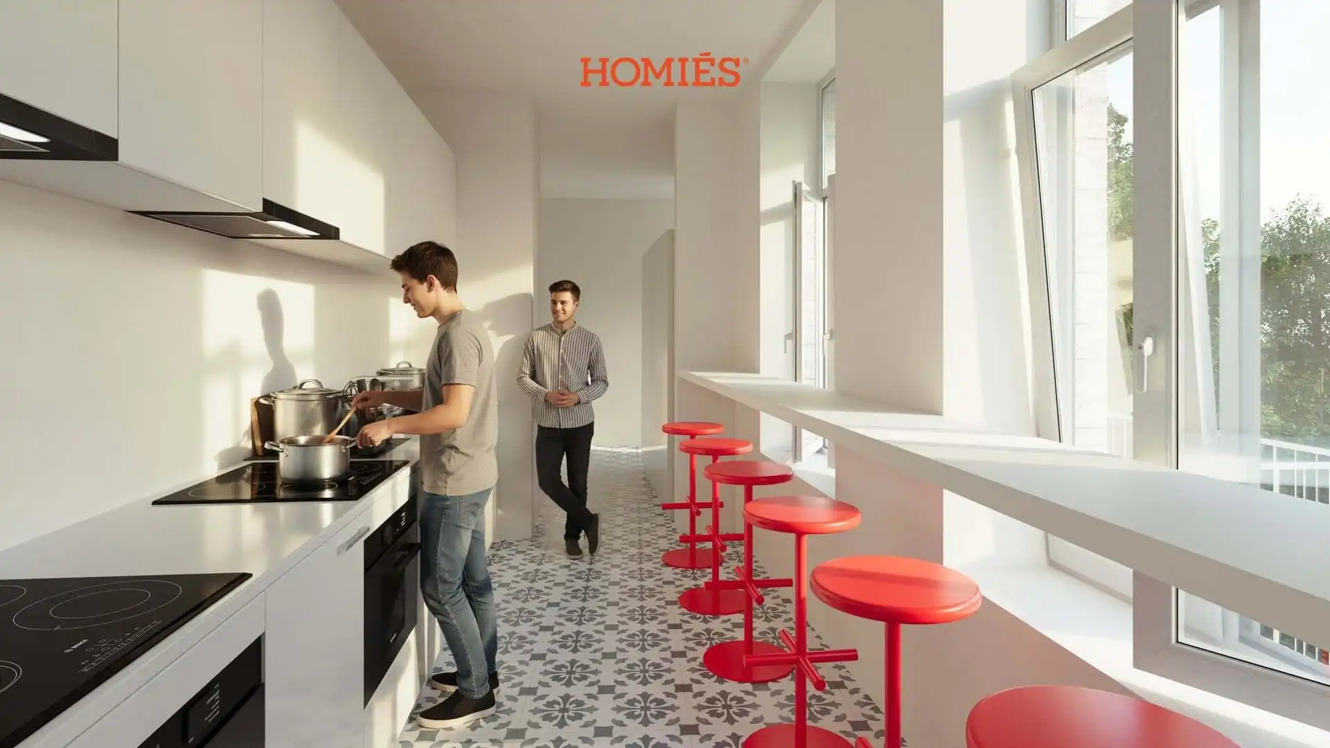 Compact comfort met eigen terras: energiezuinige studentenkamer in Trivest foto 5