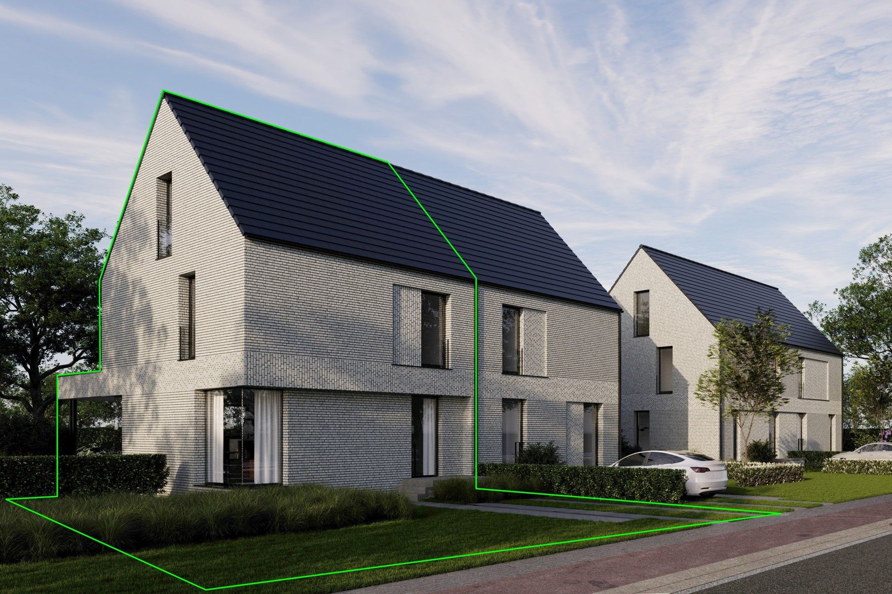 Prachtige en ruime nieuwbouwwoning op strategische ligging foto {{pictureIndex}}