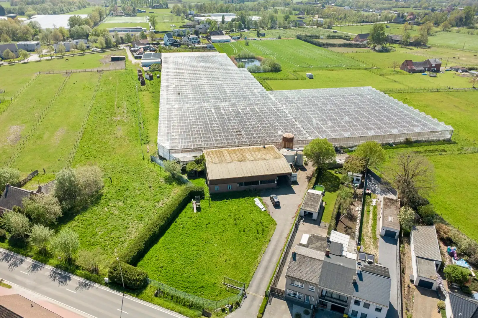 Serrecomplex met agrarische grond en magazijn foto 5