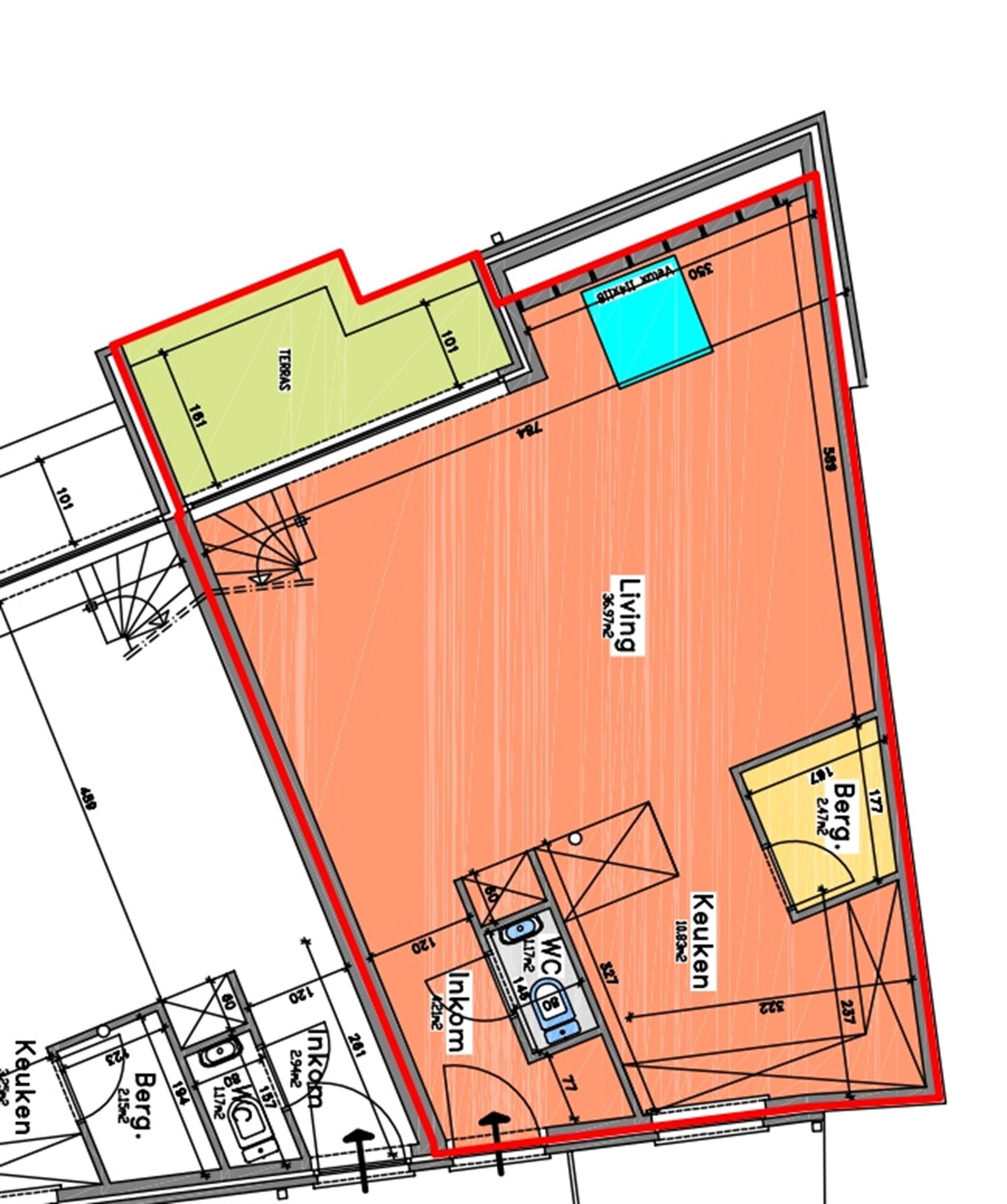 Prachtig duplex appartement in centrum Hofstade. foto 15